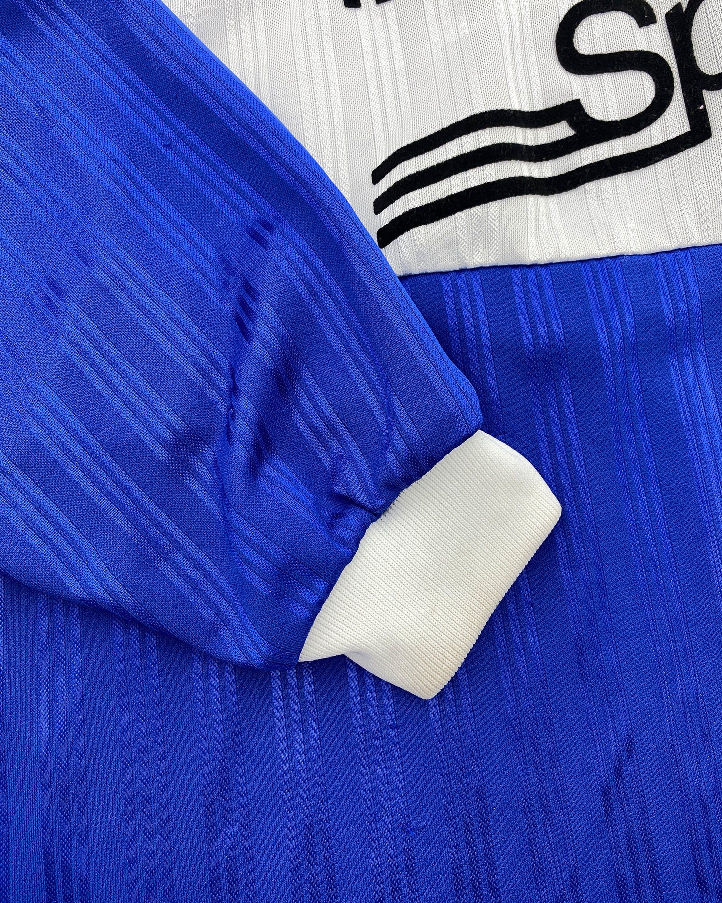 Adidas 1980s Hermes Sport Longsleeve Jersey T-Shirt Blue