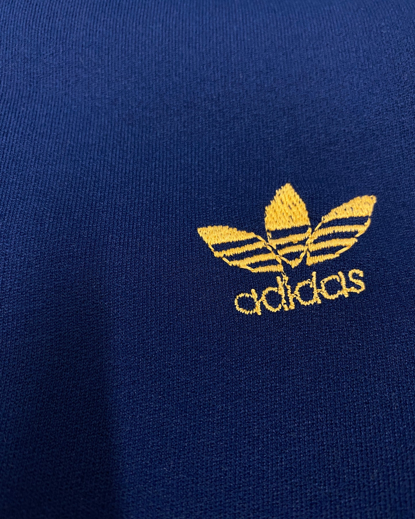 Adidas 1970s Ventex Made in France Track Jacket Blue