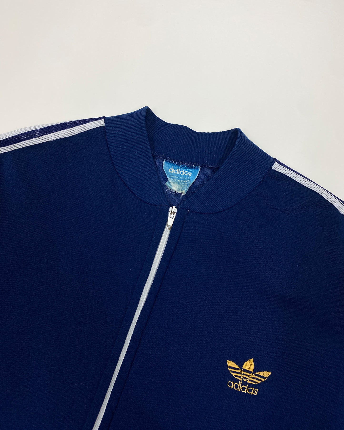 Adidas 1970s Ventex Made in France Track Jacket Blue