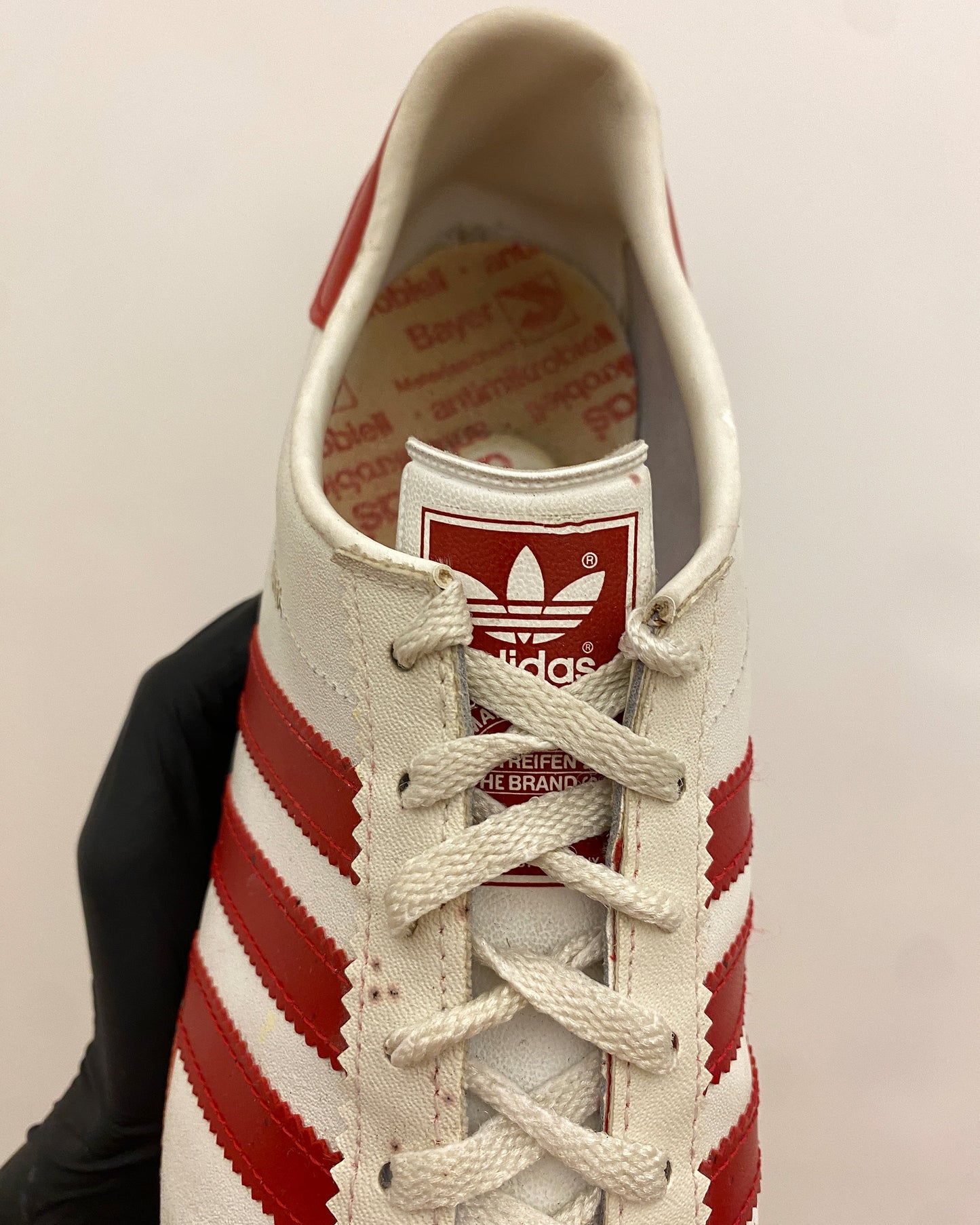 Adidas 1970s Made in West-Germany Vienna Sneaker White Red