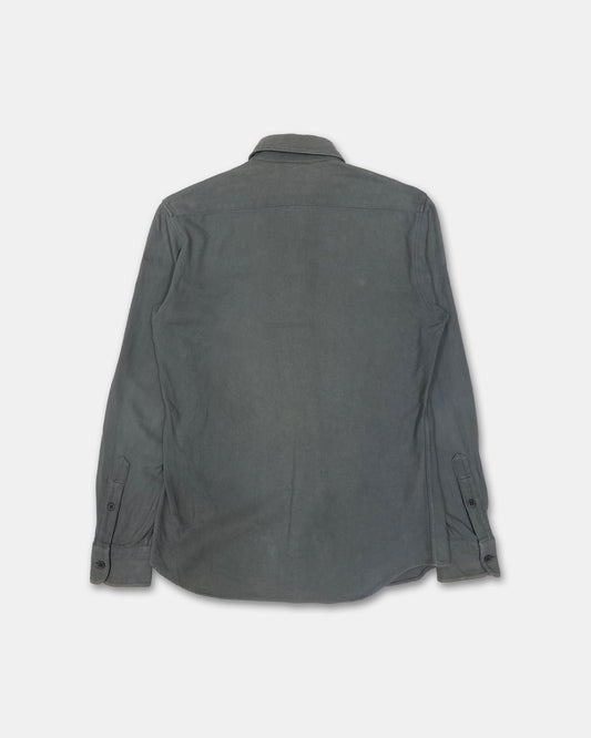 Agnès B. Homme 1990s Thick Shirt Grey