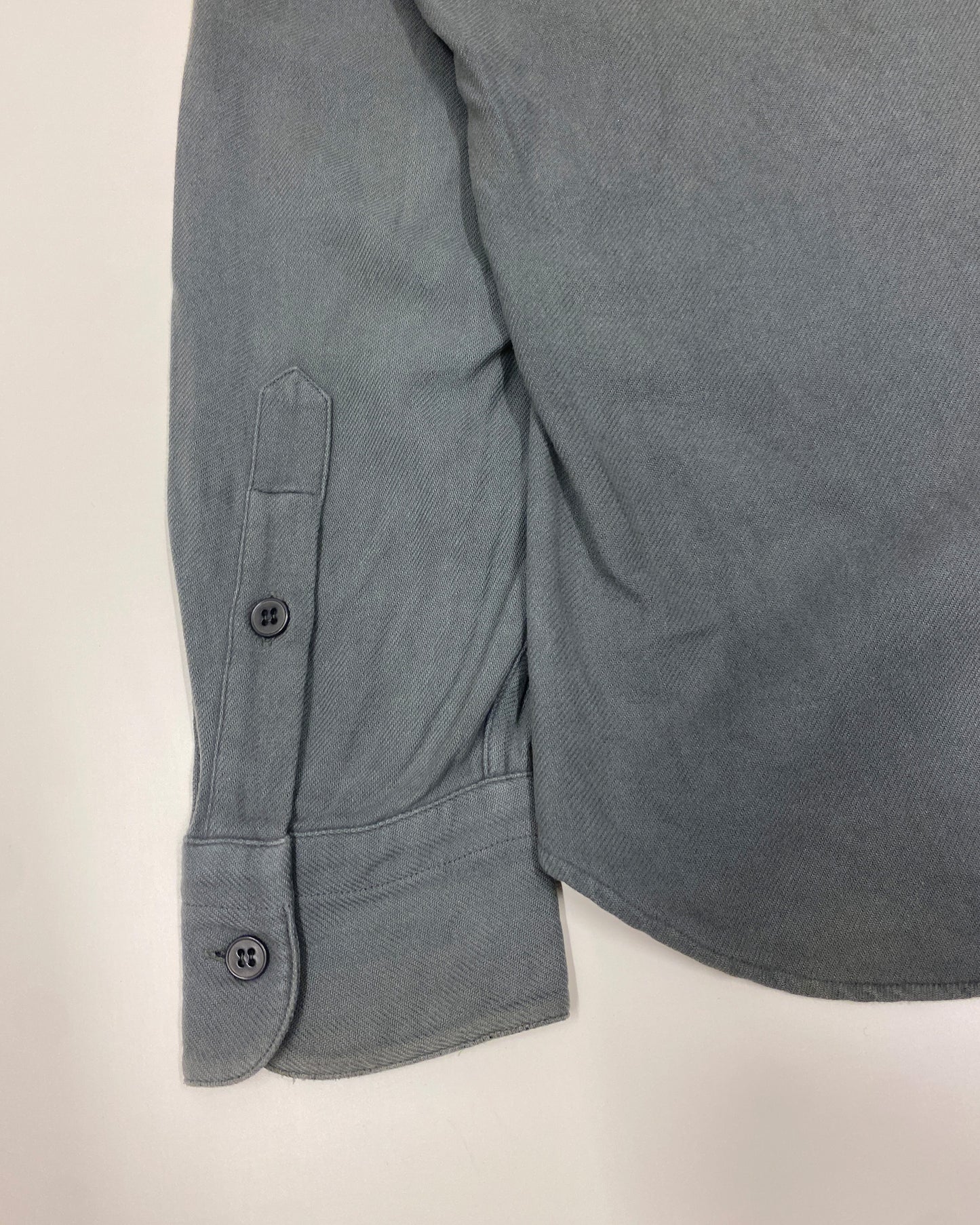 Agnès B. Homme 1990s Thick Shirt Grey