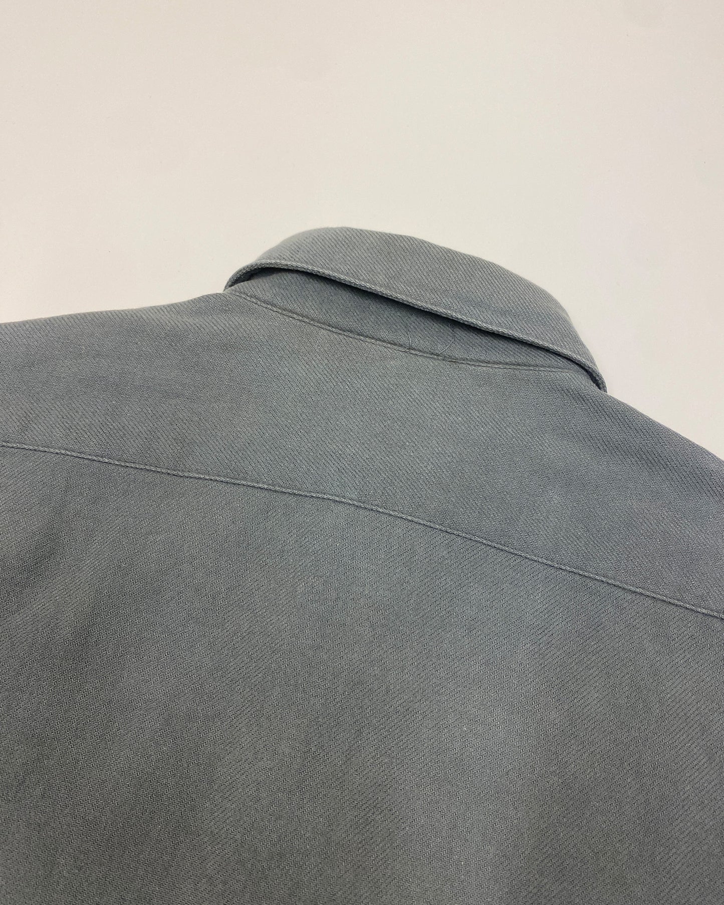 Agnès B. Homme 1990s Thick Shirt Grey