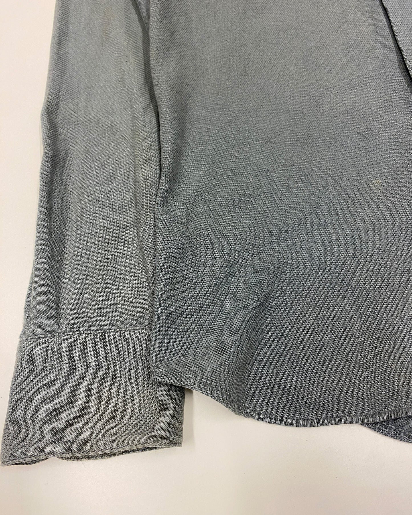 Agnès B. Homme 1990s Thick Shirt Grey
