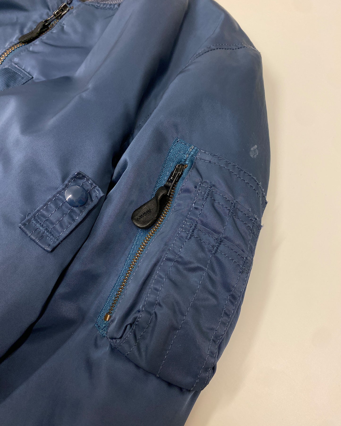 Alpha Industries 1990s Made in USA U.S. Air Force MA-1 Bomber Jacket Petrol