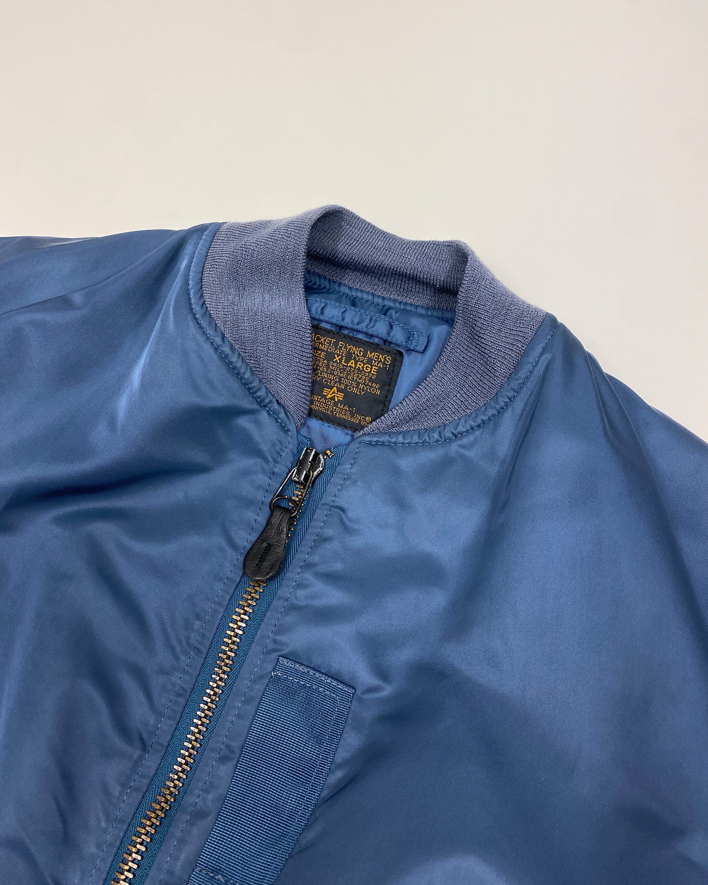 Alpha Industries 1990s Made in USA U.S. Air Force MA-1 Bomber Jacket Petrol
