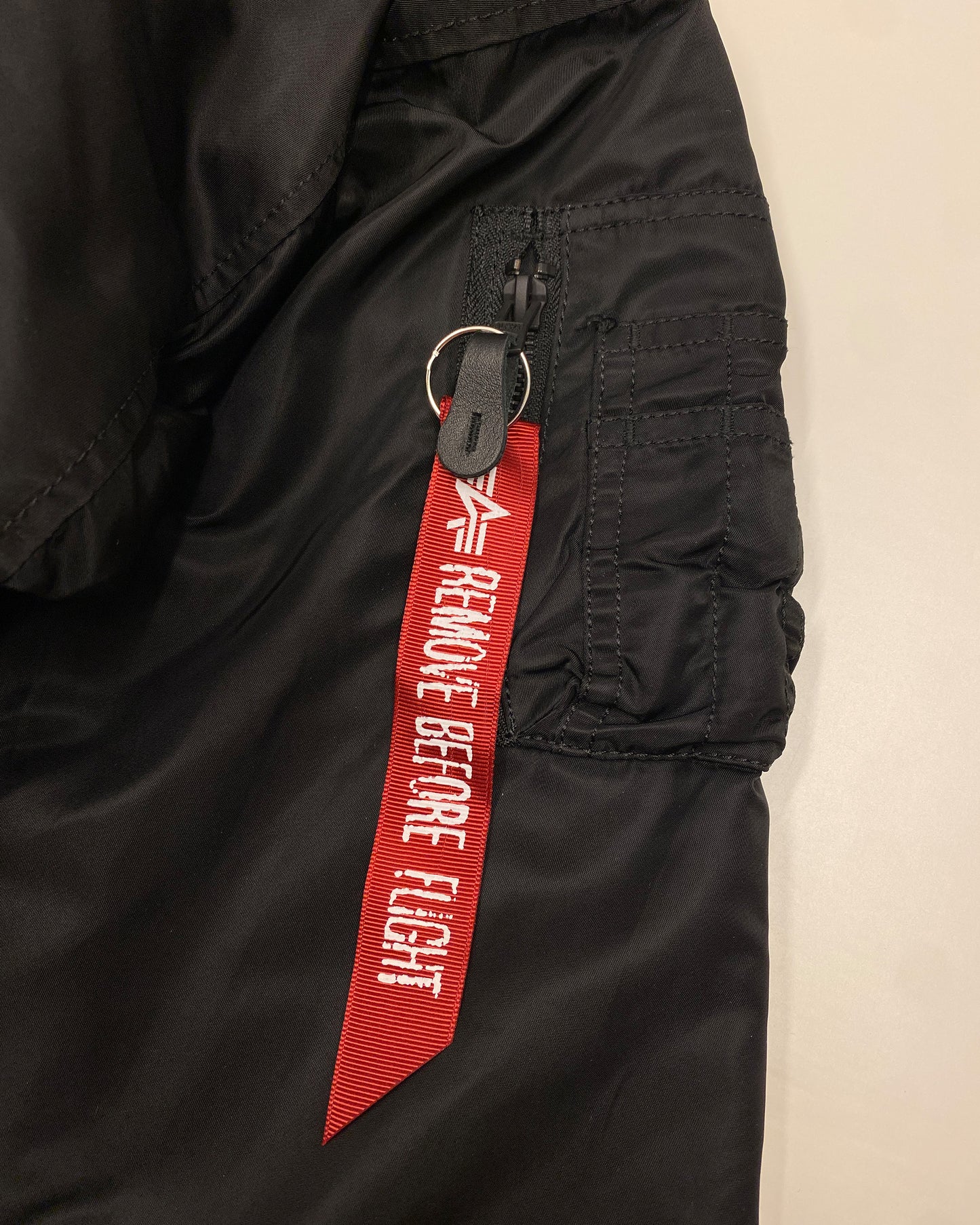 Alpha Industries 2020s Broad-Shouldered MA-1 Bomber Jacket Black