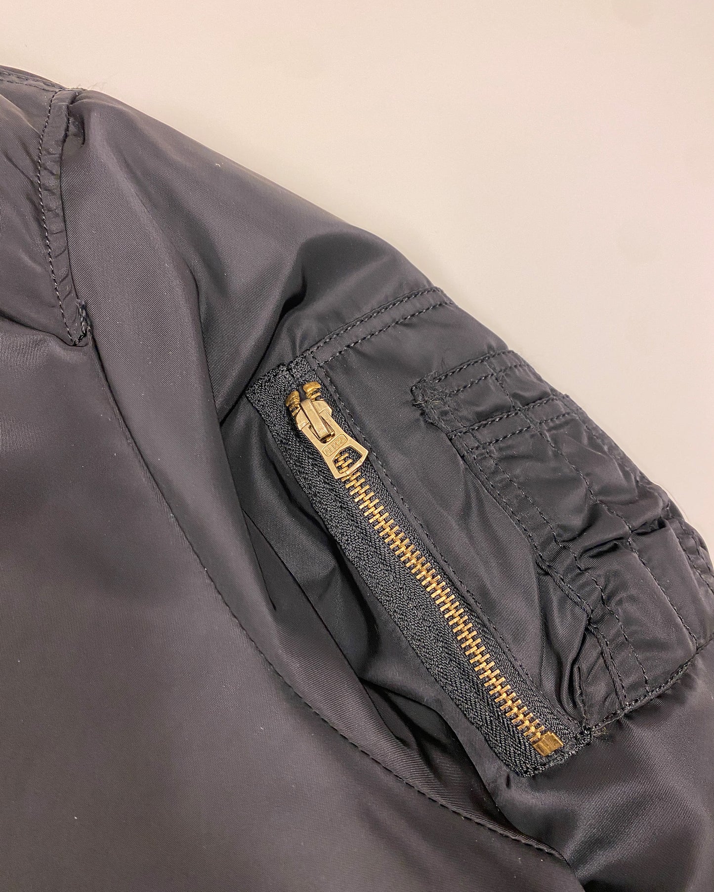 Alpha Industries 2010s Big Ass MA-1 Bomber Jacket Black