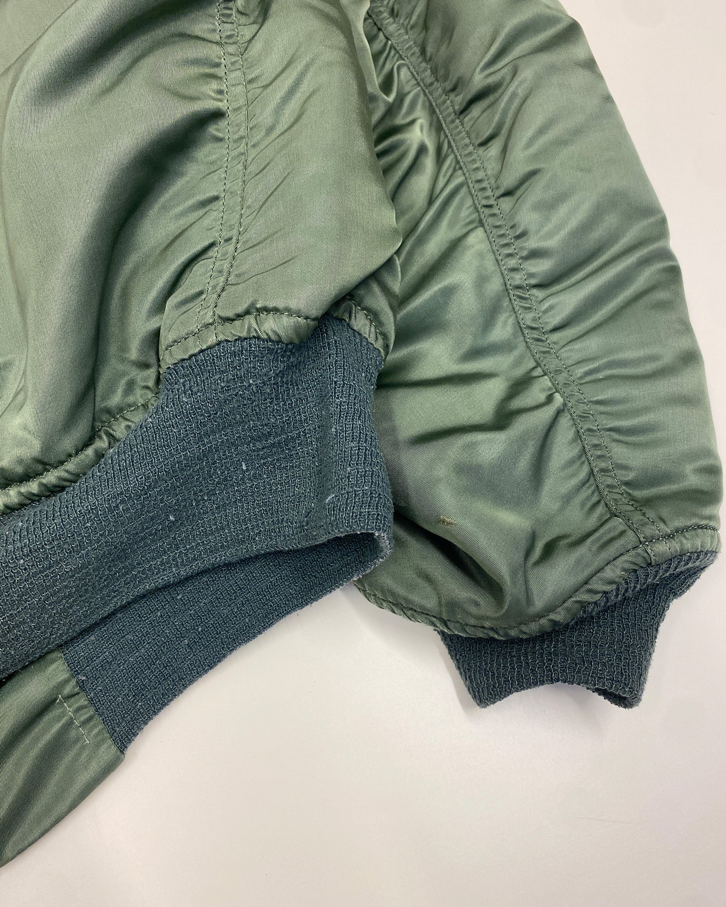 Alpha Industries 1980s Made in USA MA-1 Bomber Jacket Green