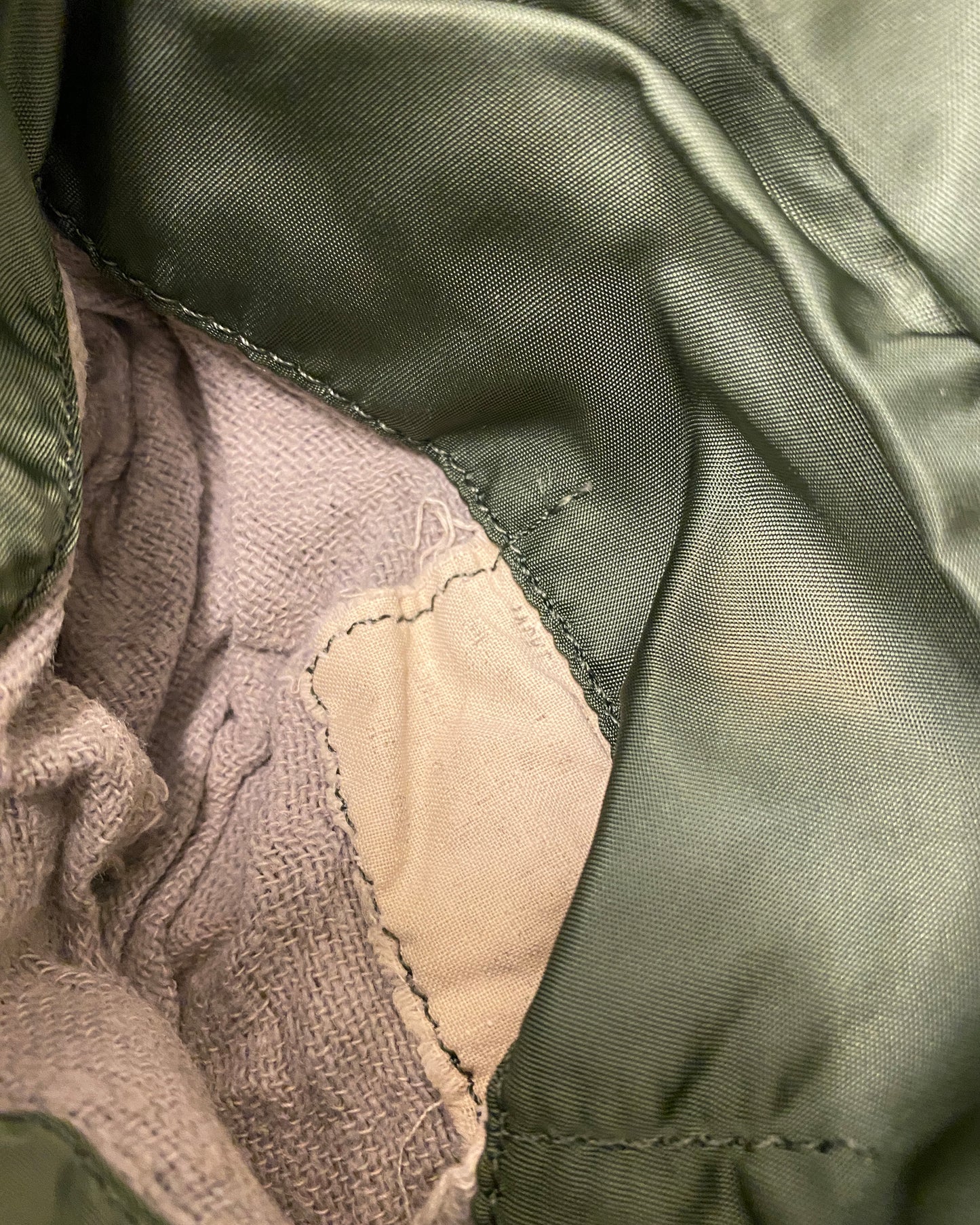 Alpha Industries 1980s Made in USA MA-1 Bomber Jacket Green