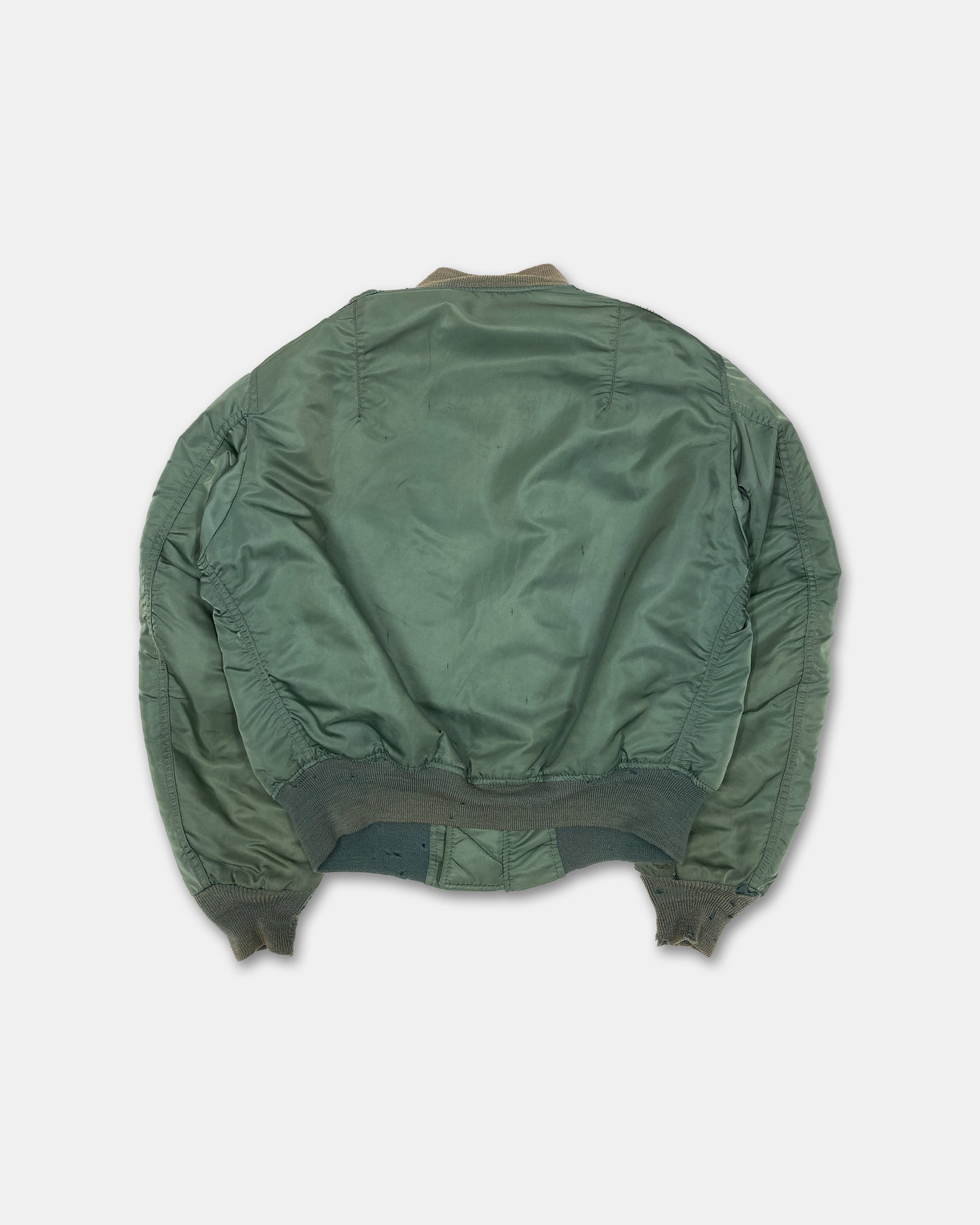 Alpha Industries 1990s Made in USA U.S. Air Force MA-1 Bomber Jacket Green