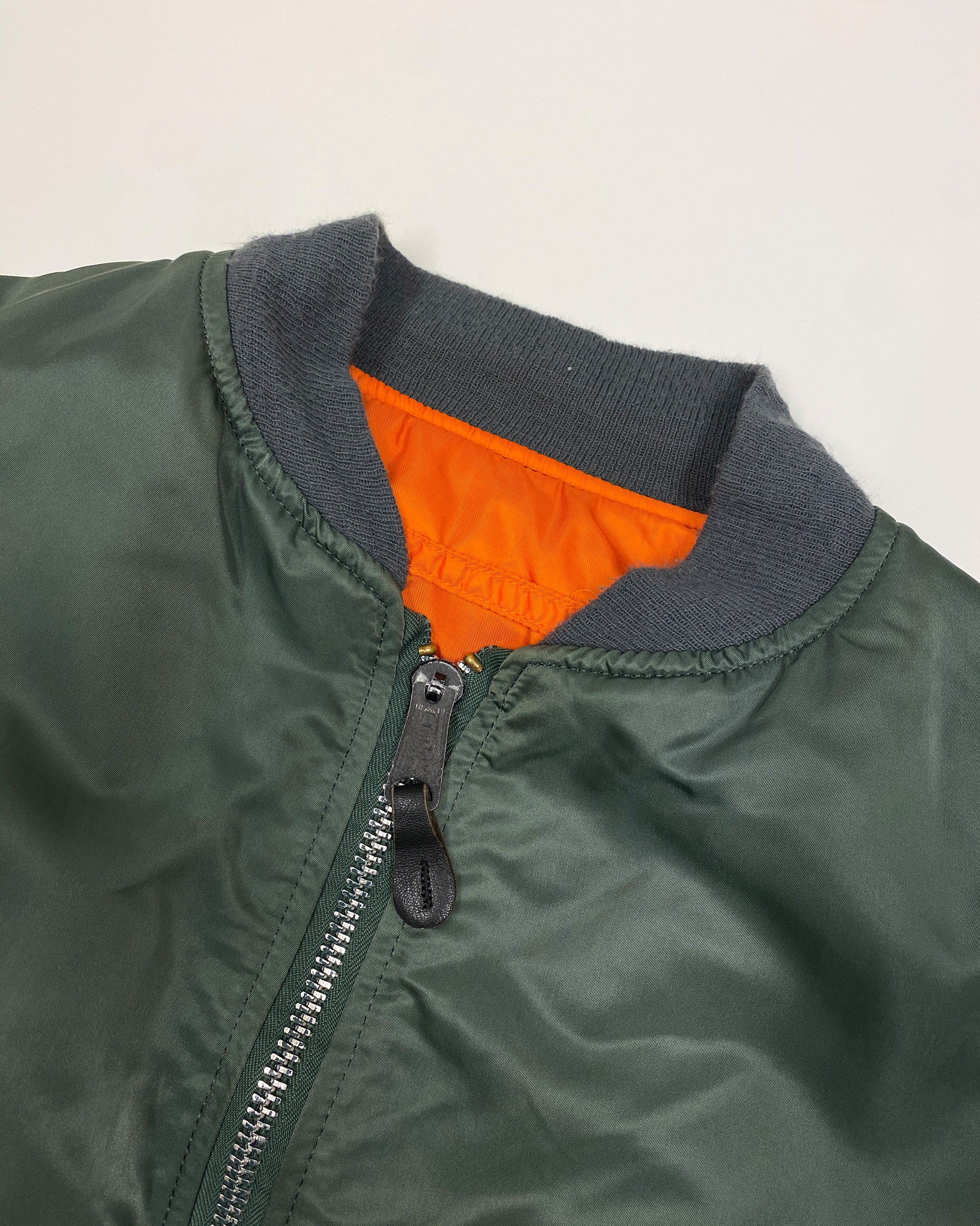 Alpha Industries 1990s Made in USA MA-1 Bomber Jacket Green – Knud