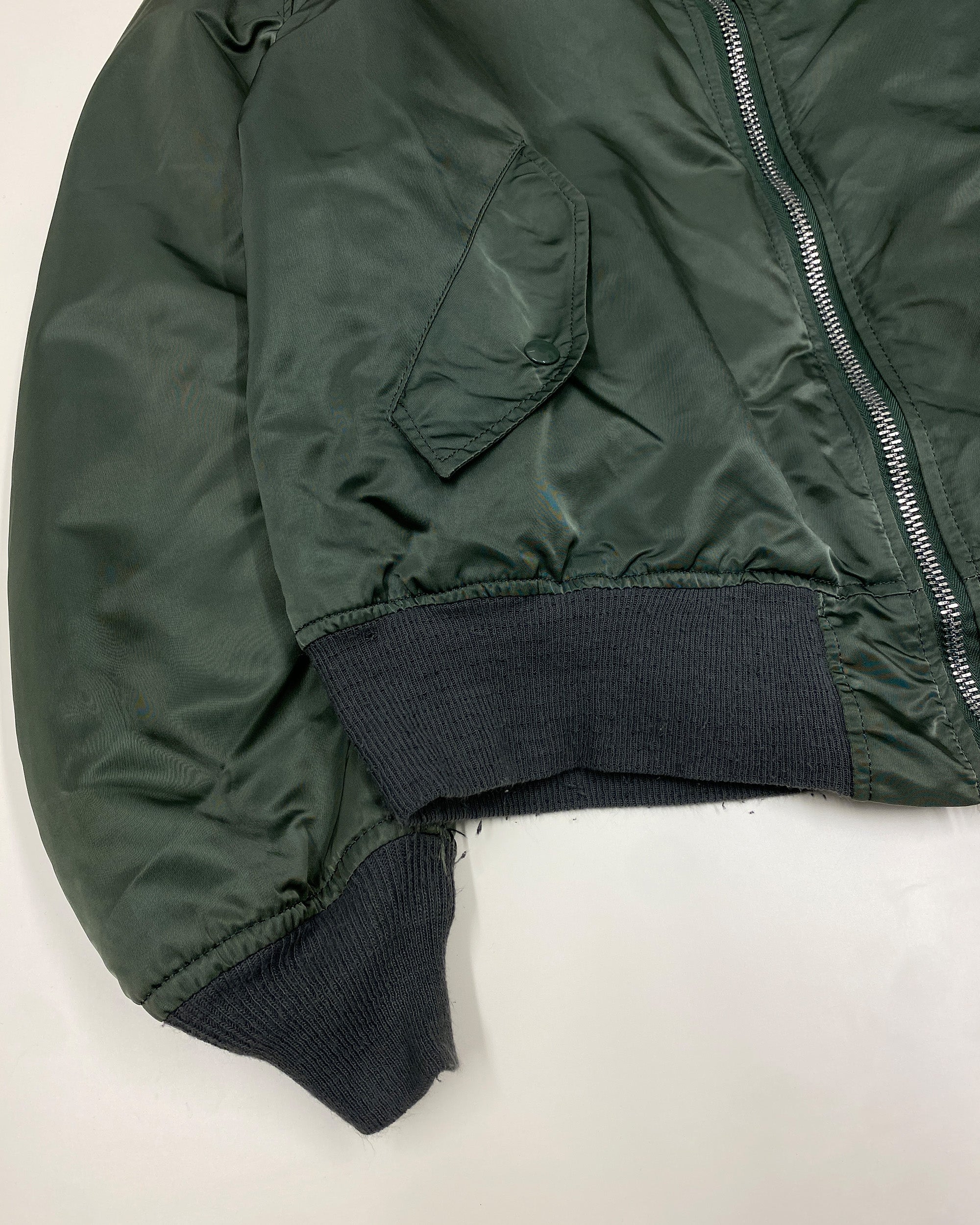 Alpha Industries 1990s Made in USA MA-1 Bomber Jacket Green – Knud