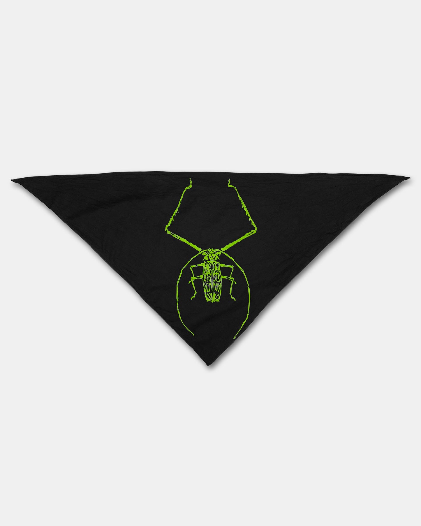 Andrew Mackenzie 2000s Longhorn Beetle Triangle Scarf Black