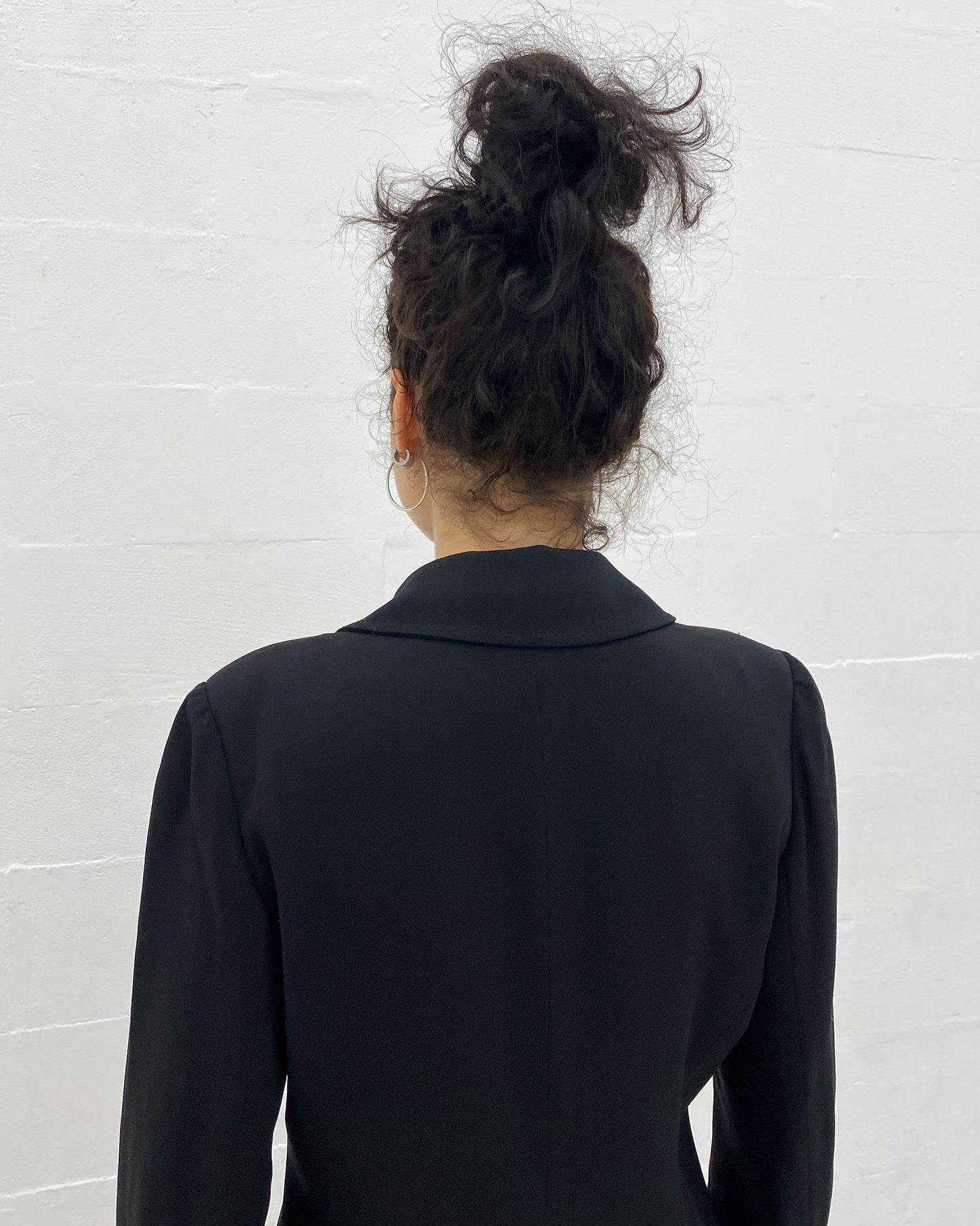 Ann Demeulemeester AW1987 Wool Coat Black