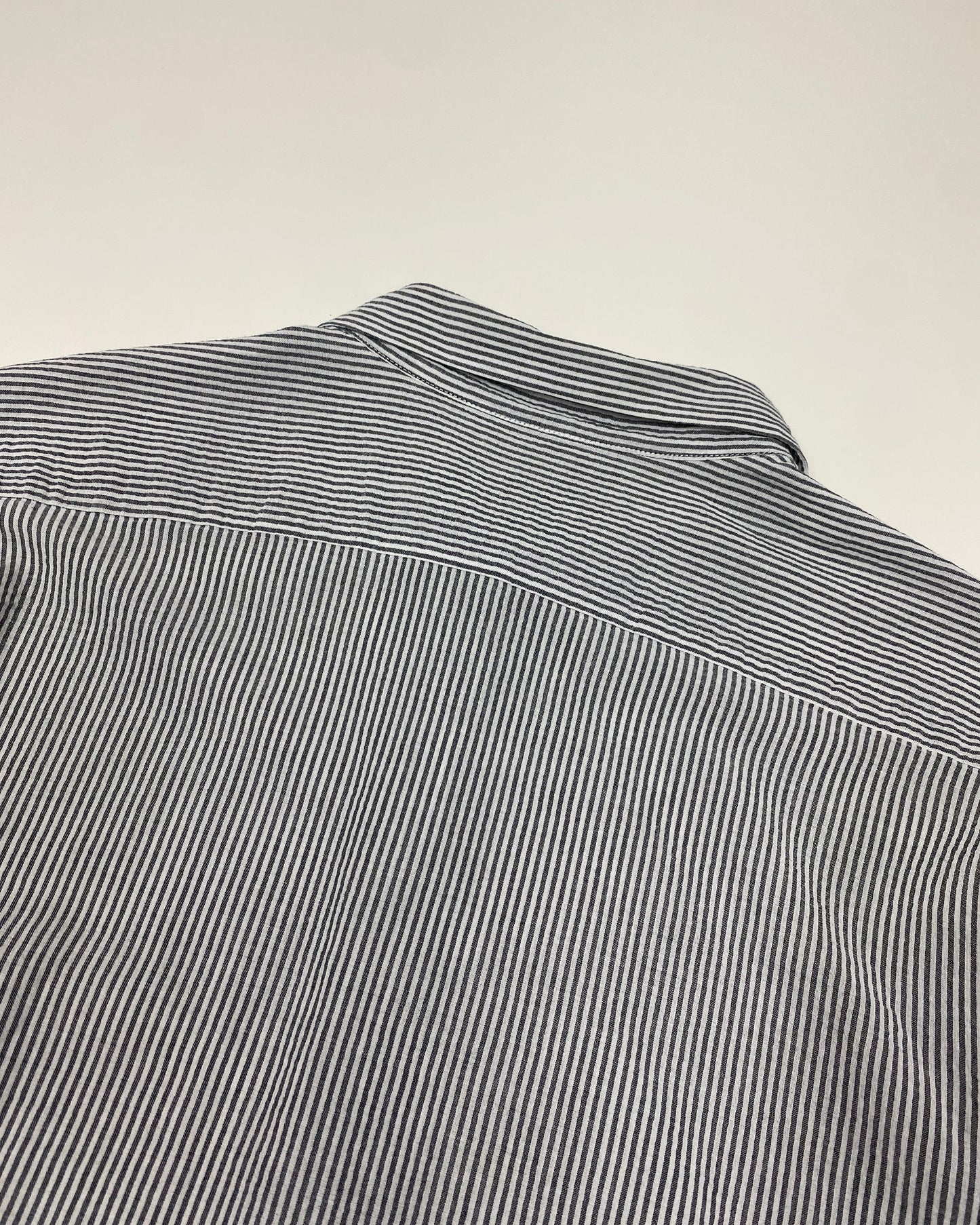 Ann Demeulemeester 2010s Striped Shirt Grey White