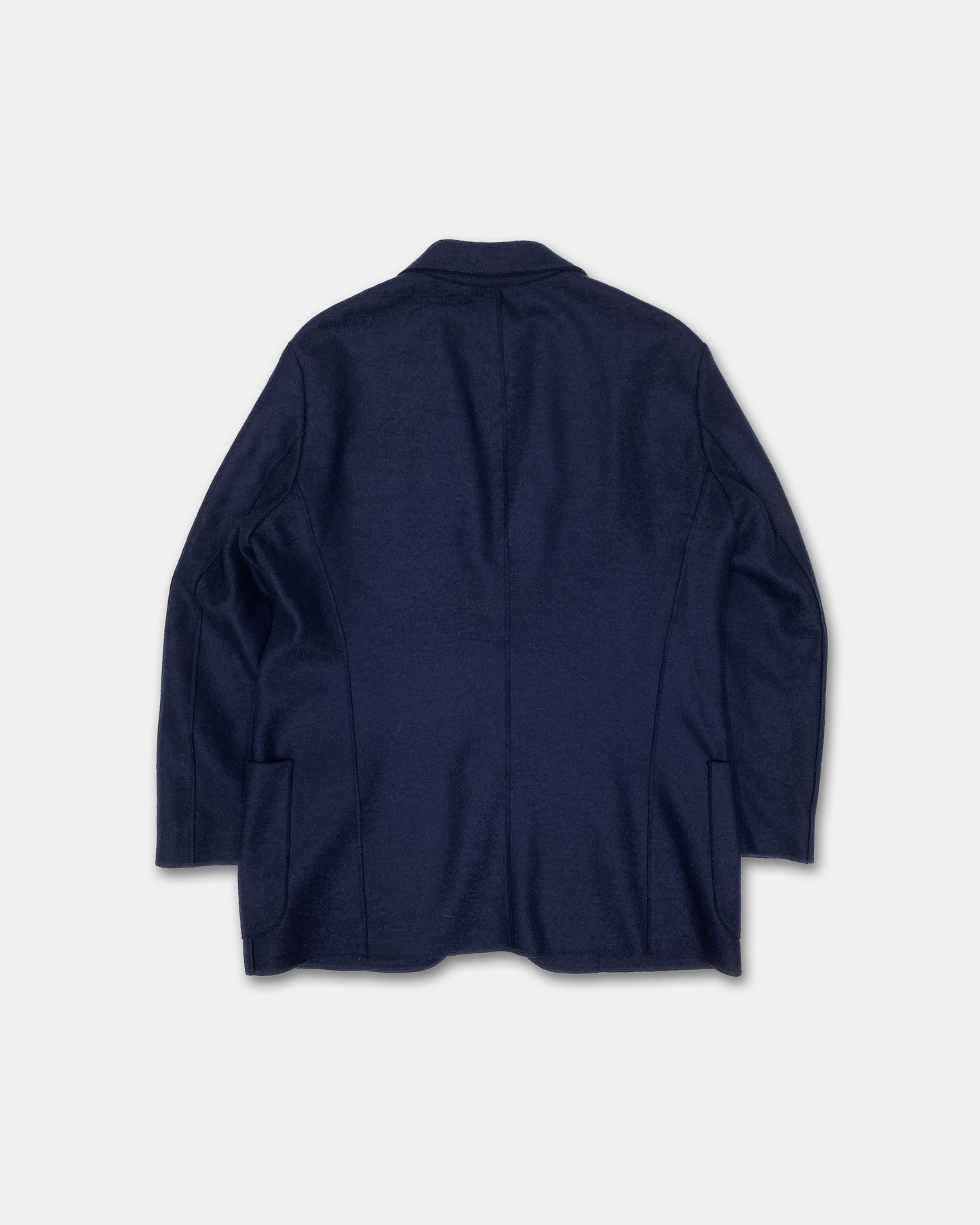 Armani Collezioni 2010s Wool Blazer Jacket Navy