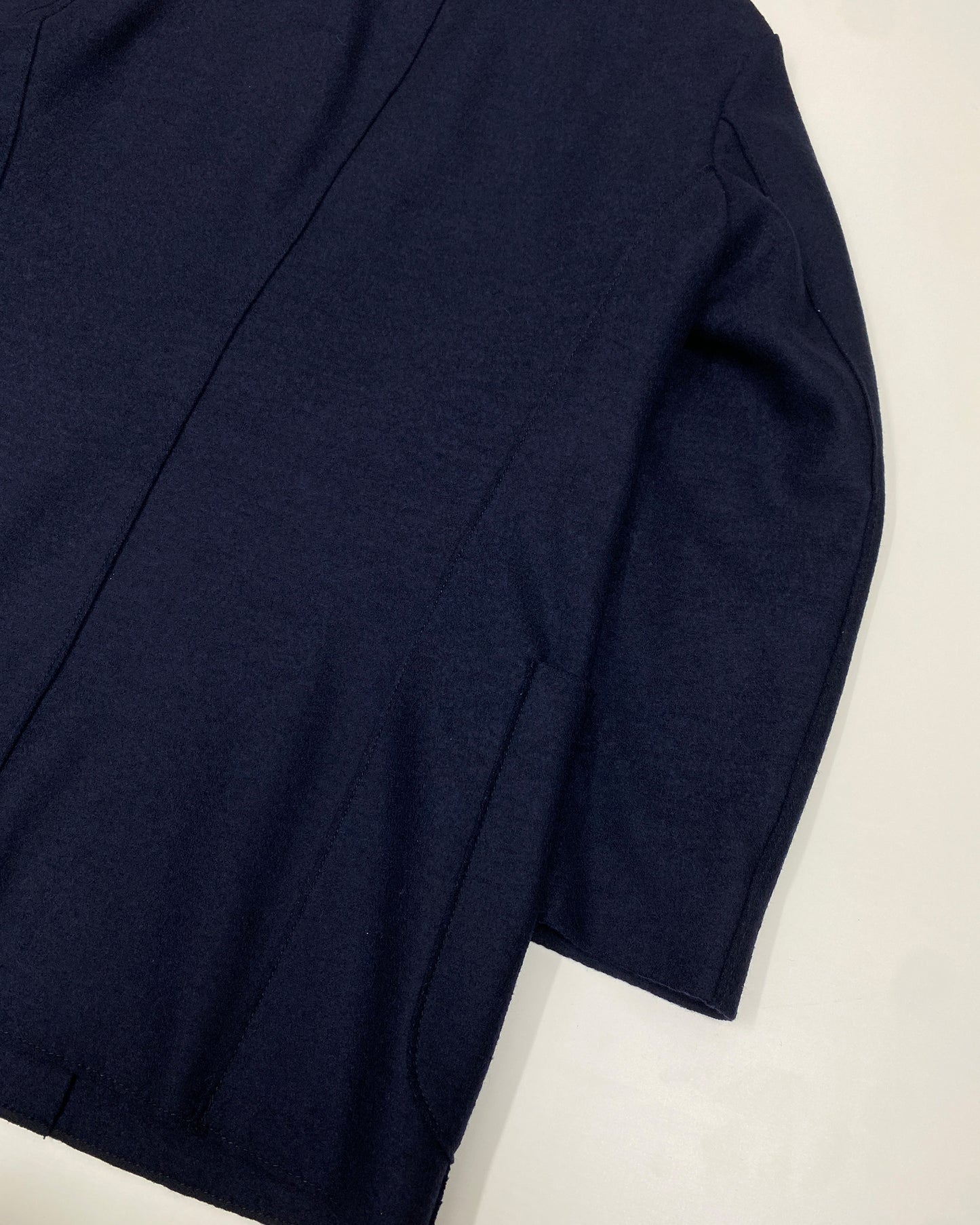 Armani Collezioni 2010s Wool Blazer Jacket Navy