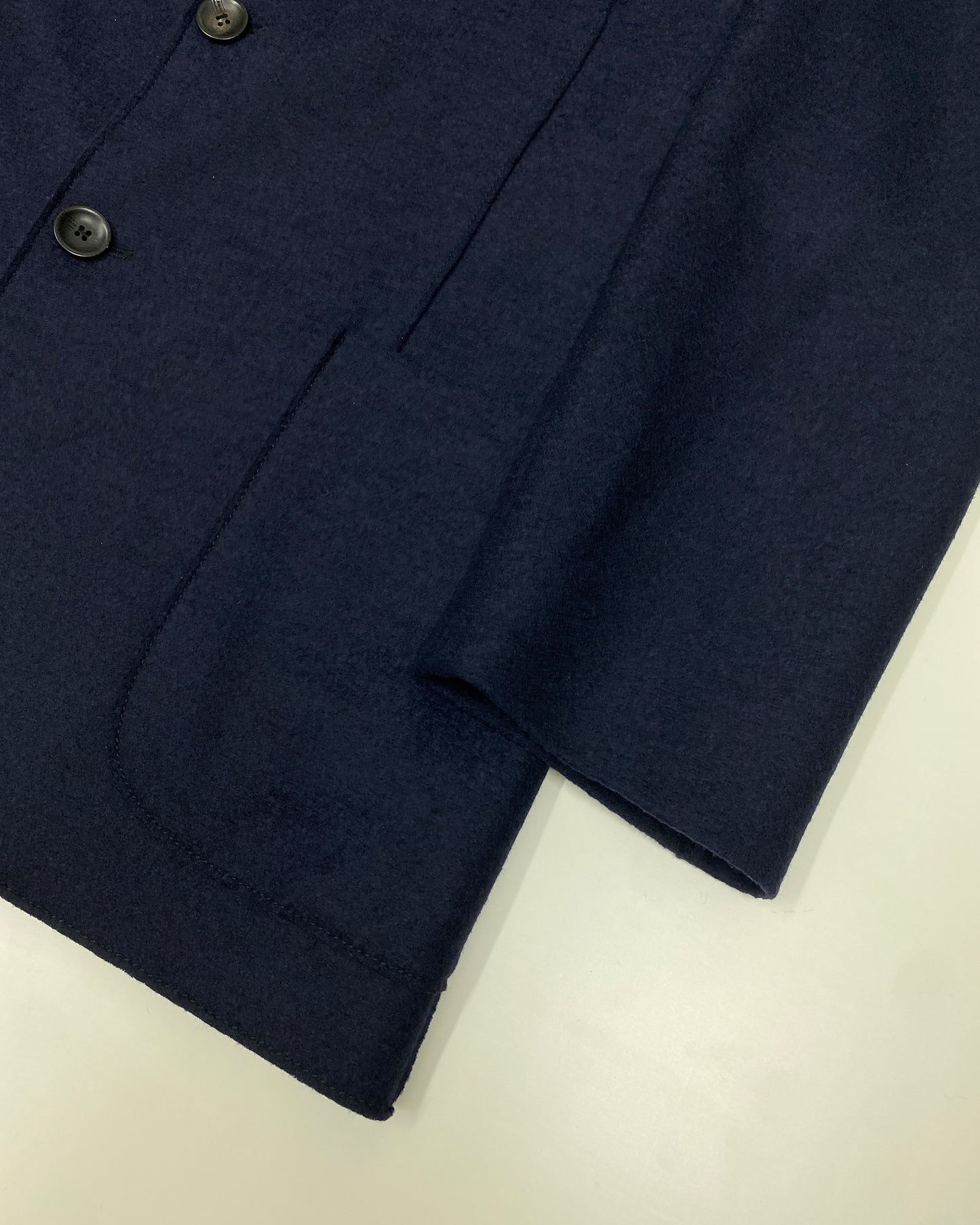 Armani Collezioni 2010s Wool Blazer Jacket Navy