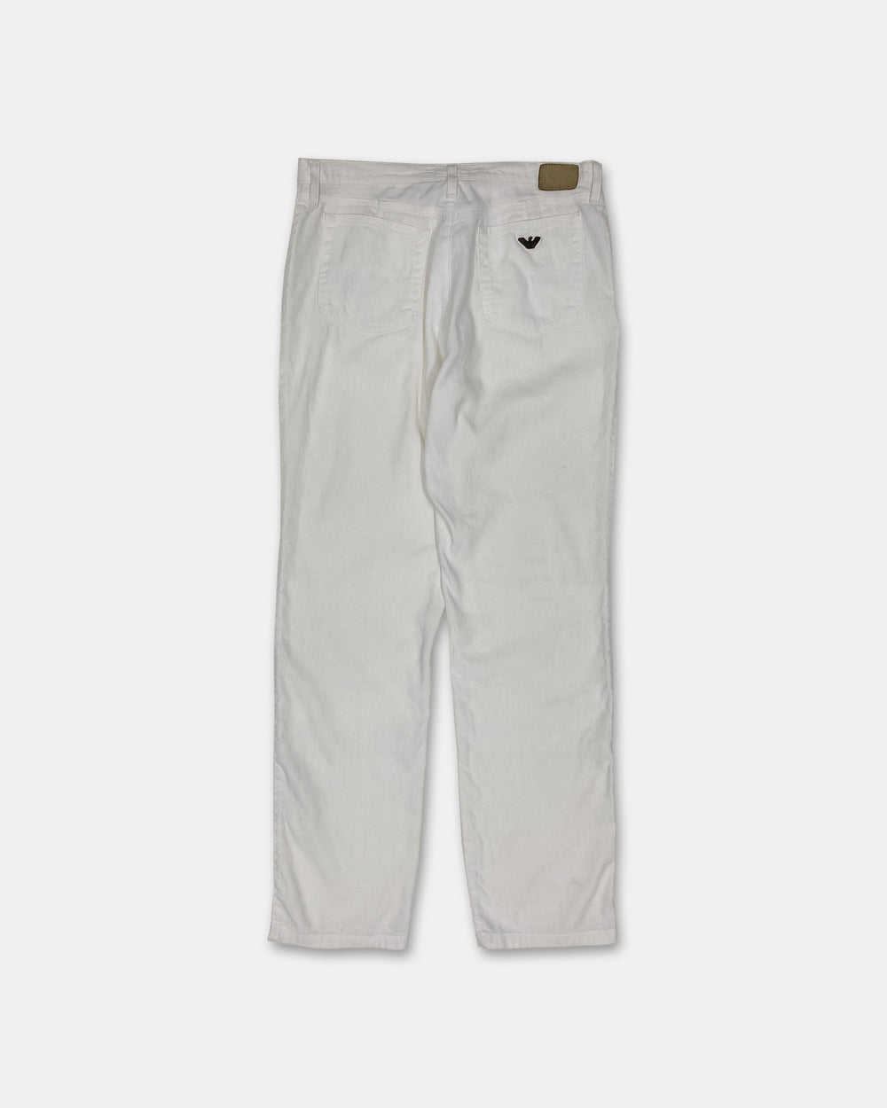 Armani Jeans 2000s Linen Pants White
