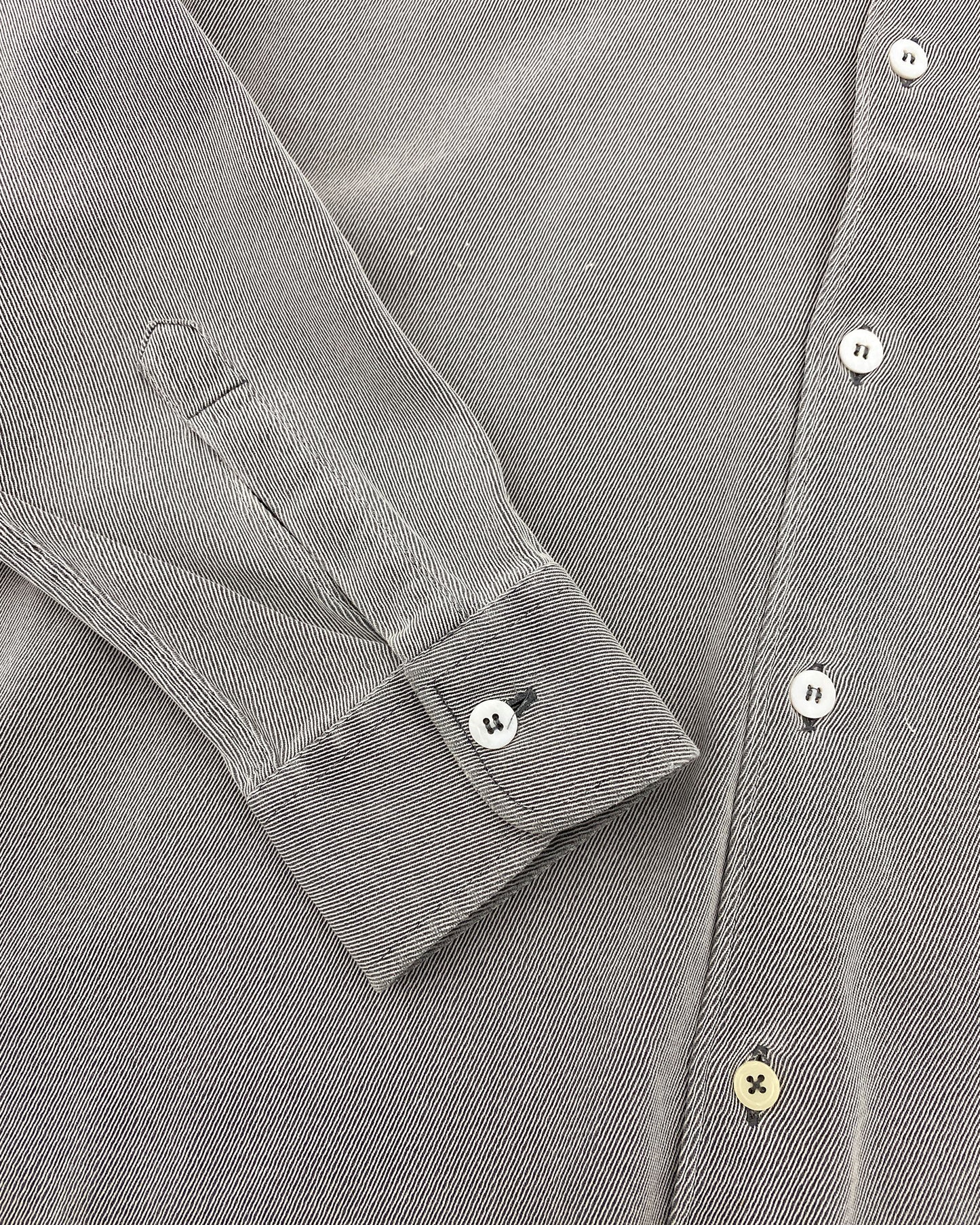 Armani Jeans 2010s Striped Shirt Grey