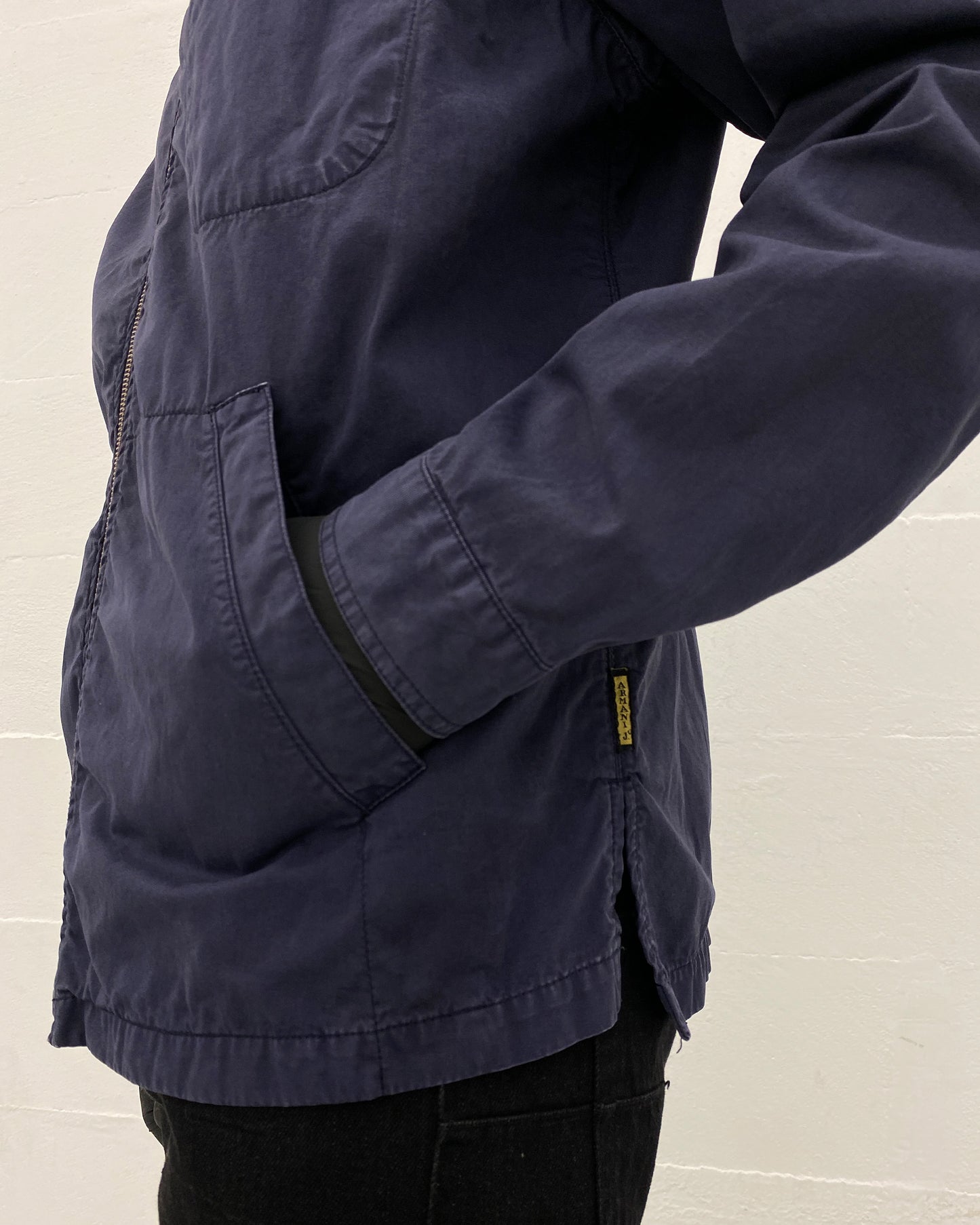 Armani Jeans 2000s Blouson Jacket Light Navy