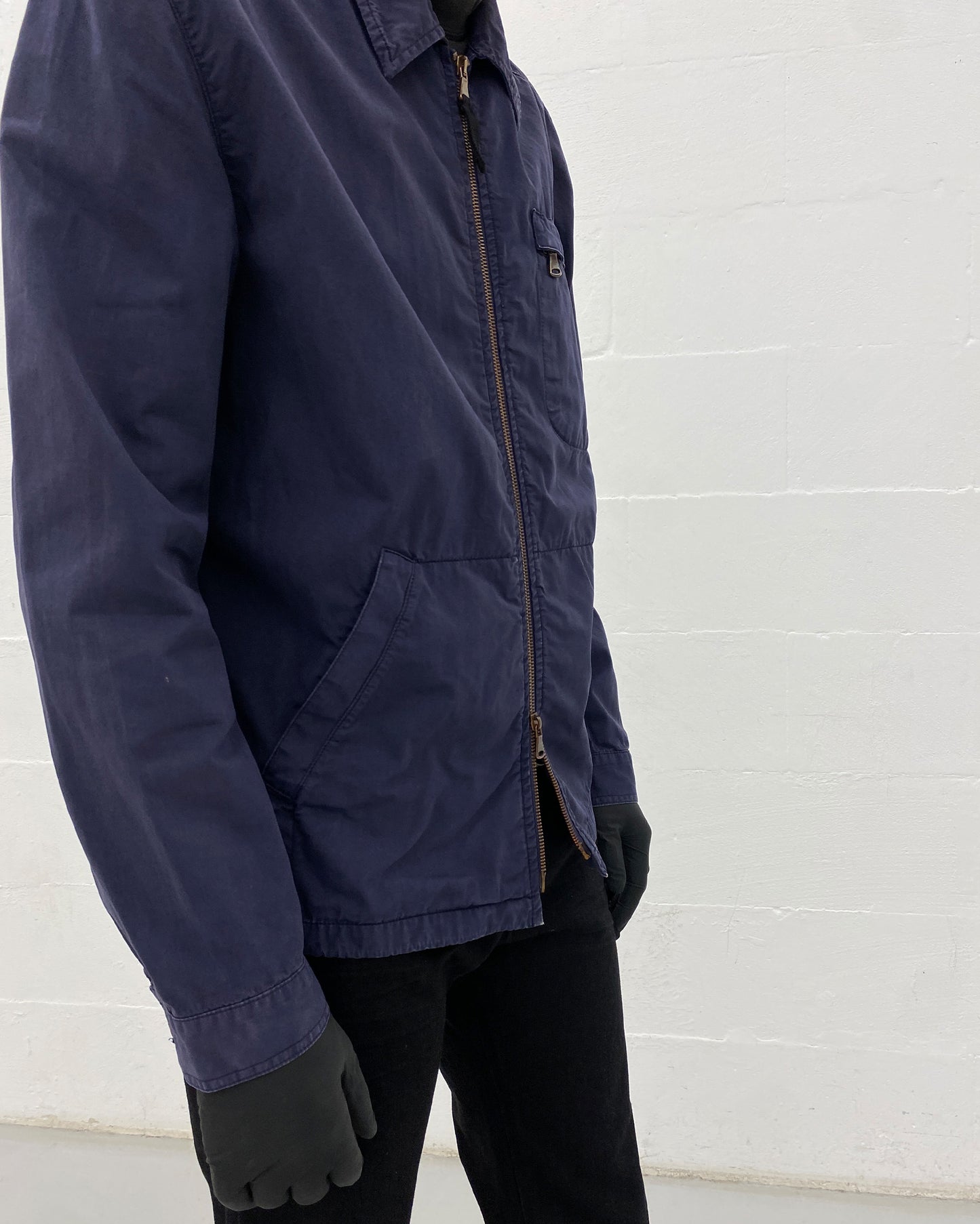 Armani Jeans 2000s Blouson Jacket Light Navy