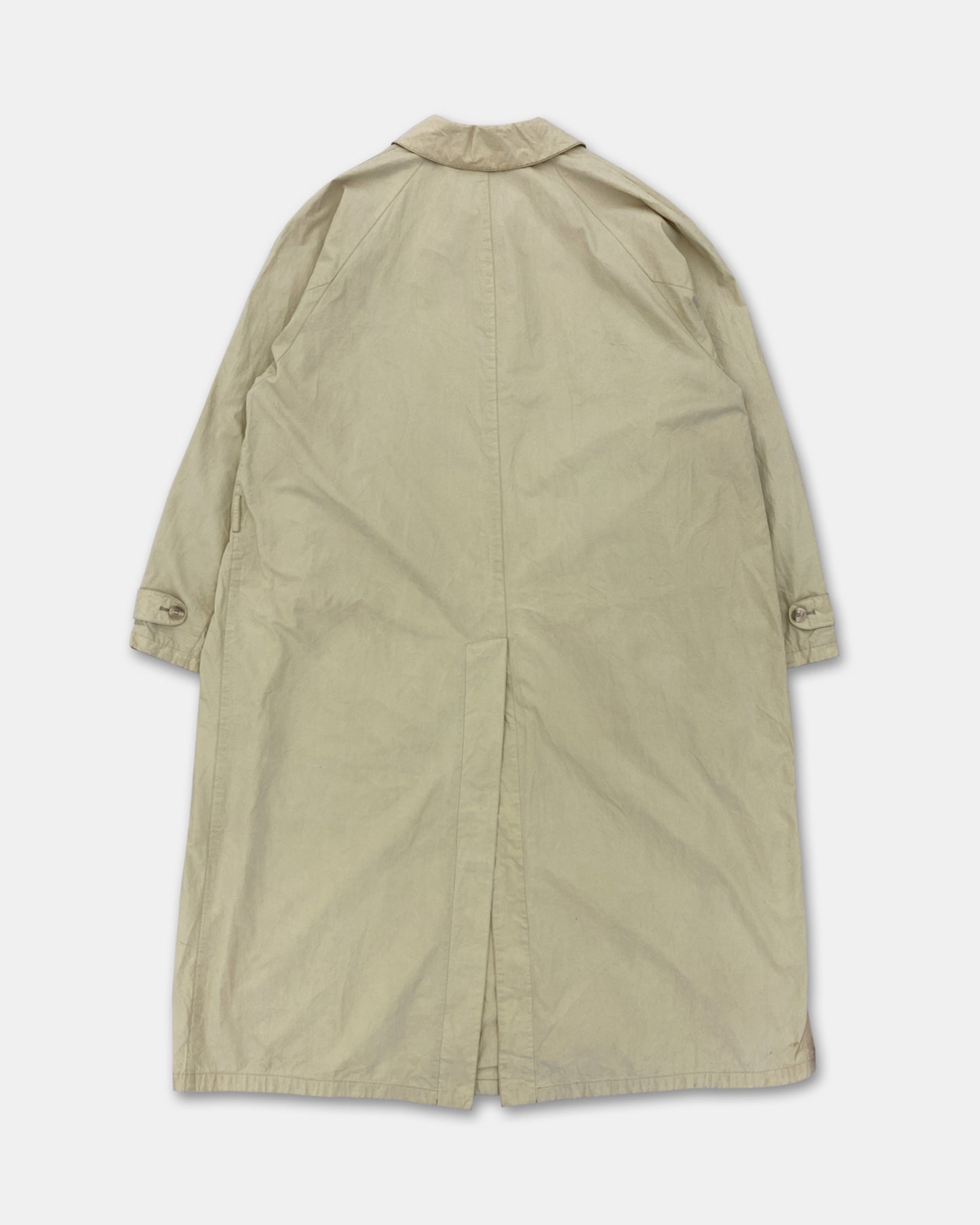 Giorgio Armani Le Collezioni 1990s Light Cotton Coat Light Beige