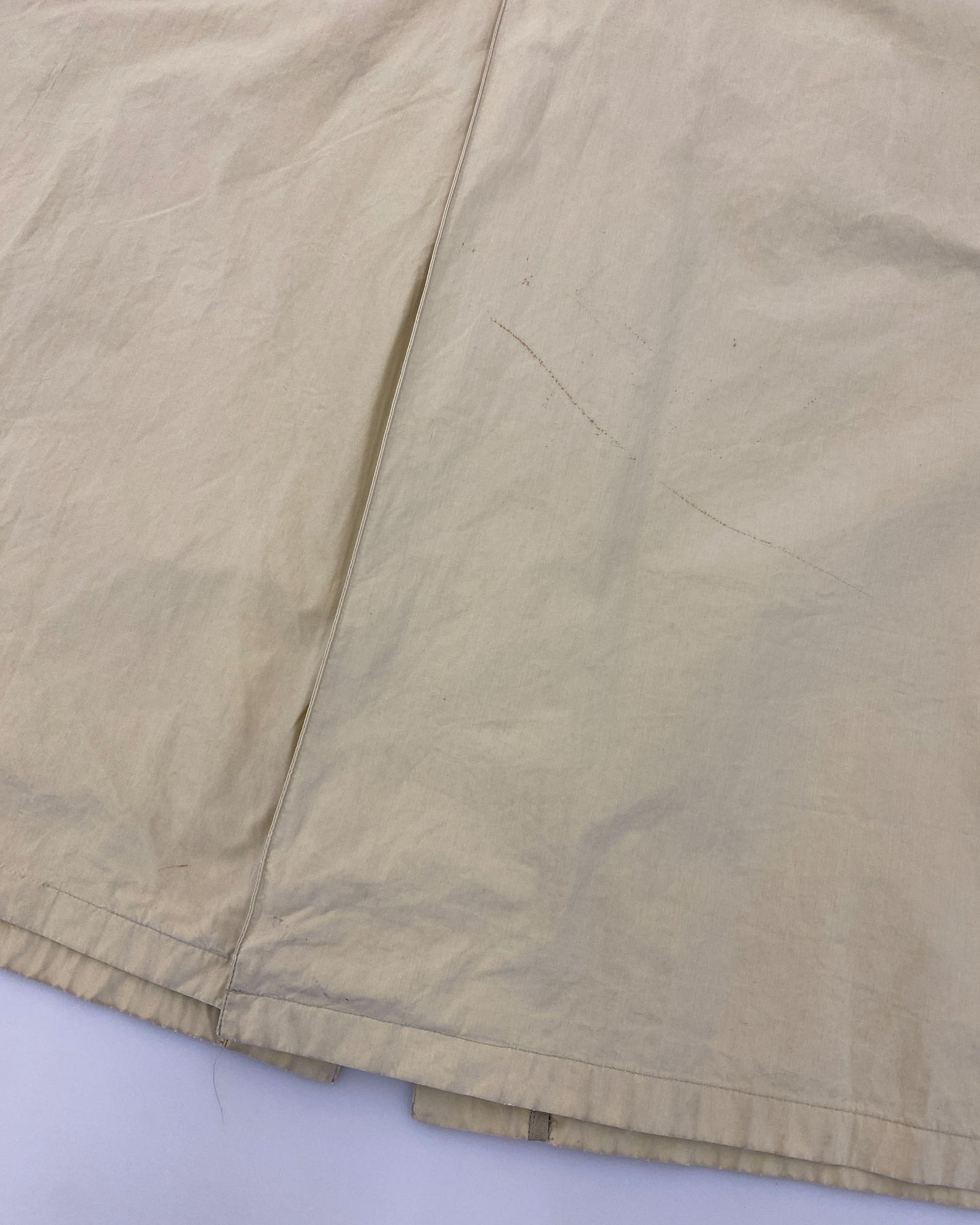 Giorgio Armani Le Collezioni 1990s Light Cotton Coat Light Beige