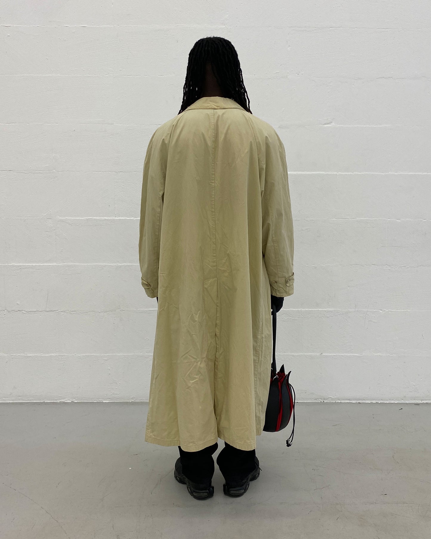 Giorgio Armani Le Collezioni 1990s Light Cotton Coat Light Beige