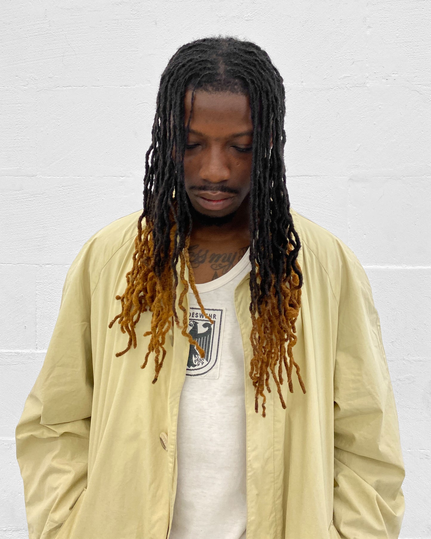 Vintage 1980s German Bundeswehr Tanktop White