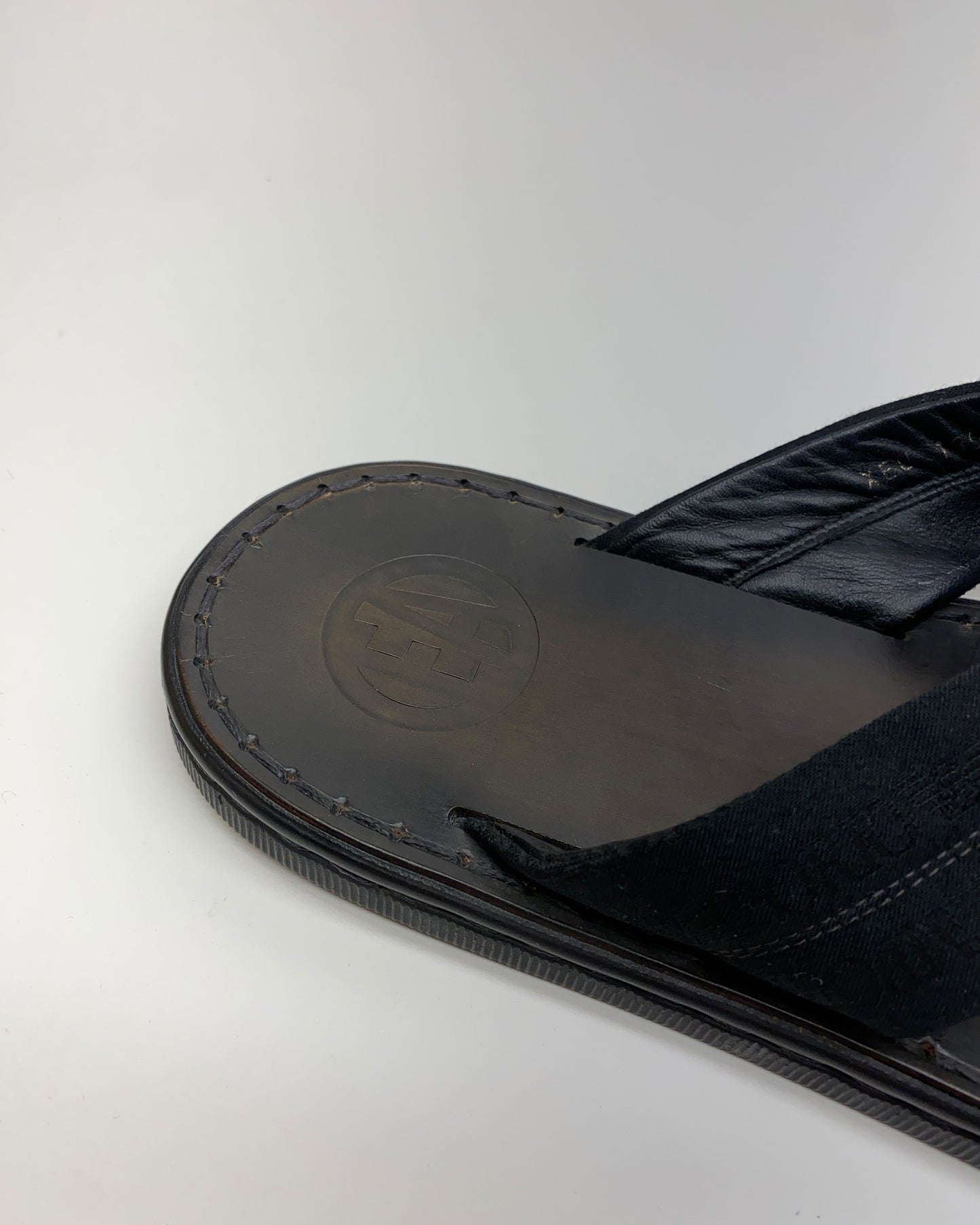 Emporio Armani 2010s Slides Black
