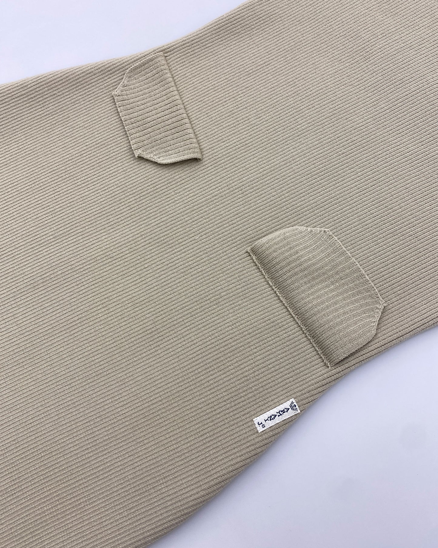 Armani Jeans 1990s Figure-Hugging Knit Tank Dress Beige