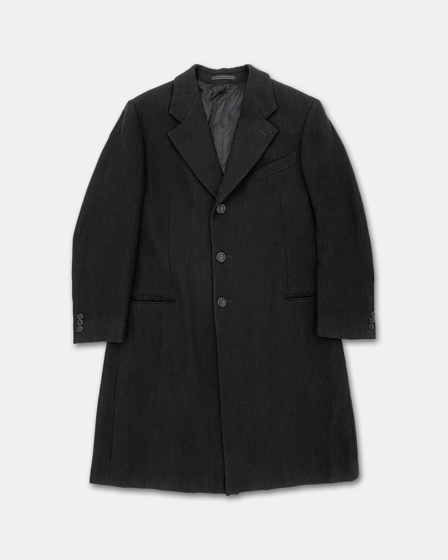 Armani Collezioni 2010s Wool Coat Grey