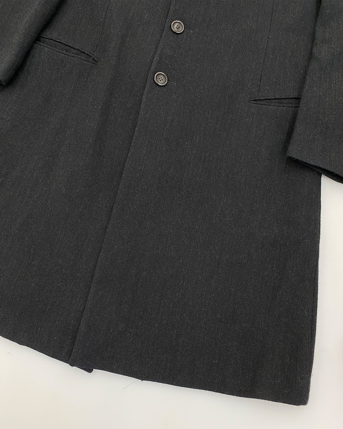 Armani Collezioni 2010s Wool Coat Grey