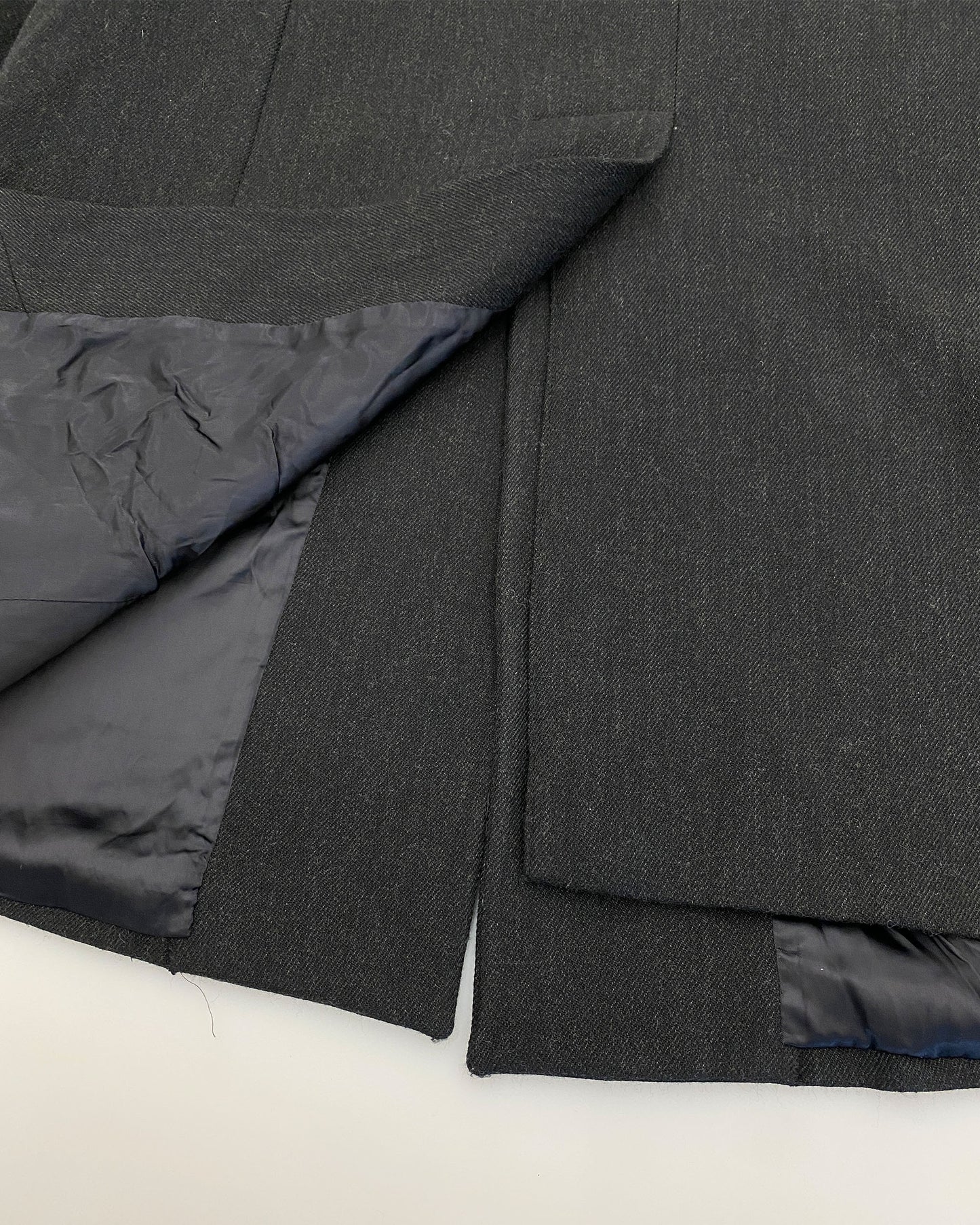 Armani Collezioni 2010s Wool Coat Grey