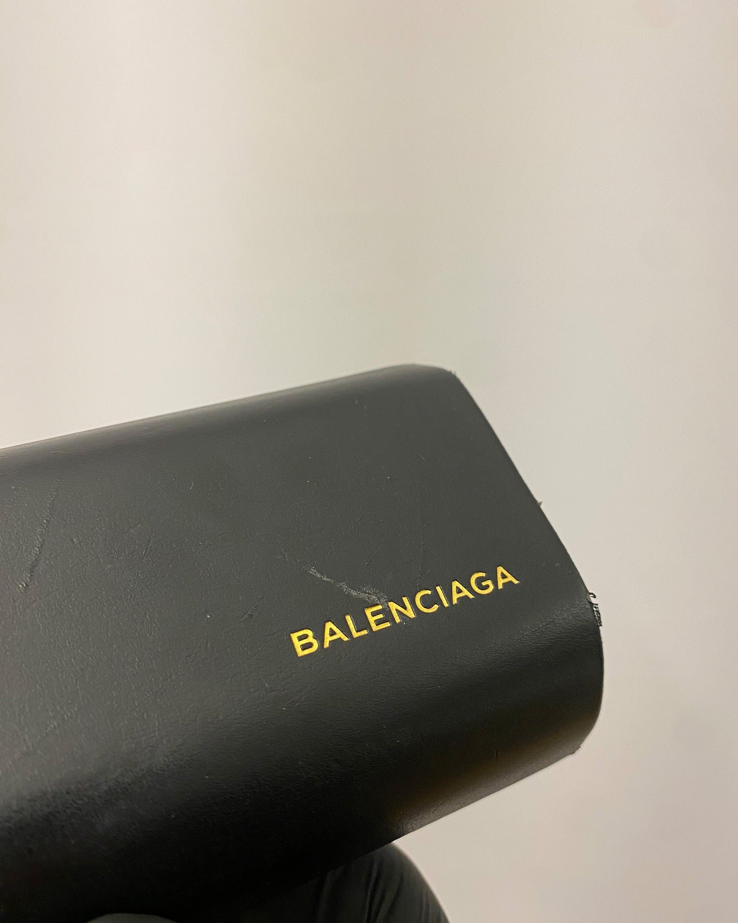 Balenciaga 2000s Sunglasses Case Black