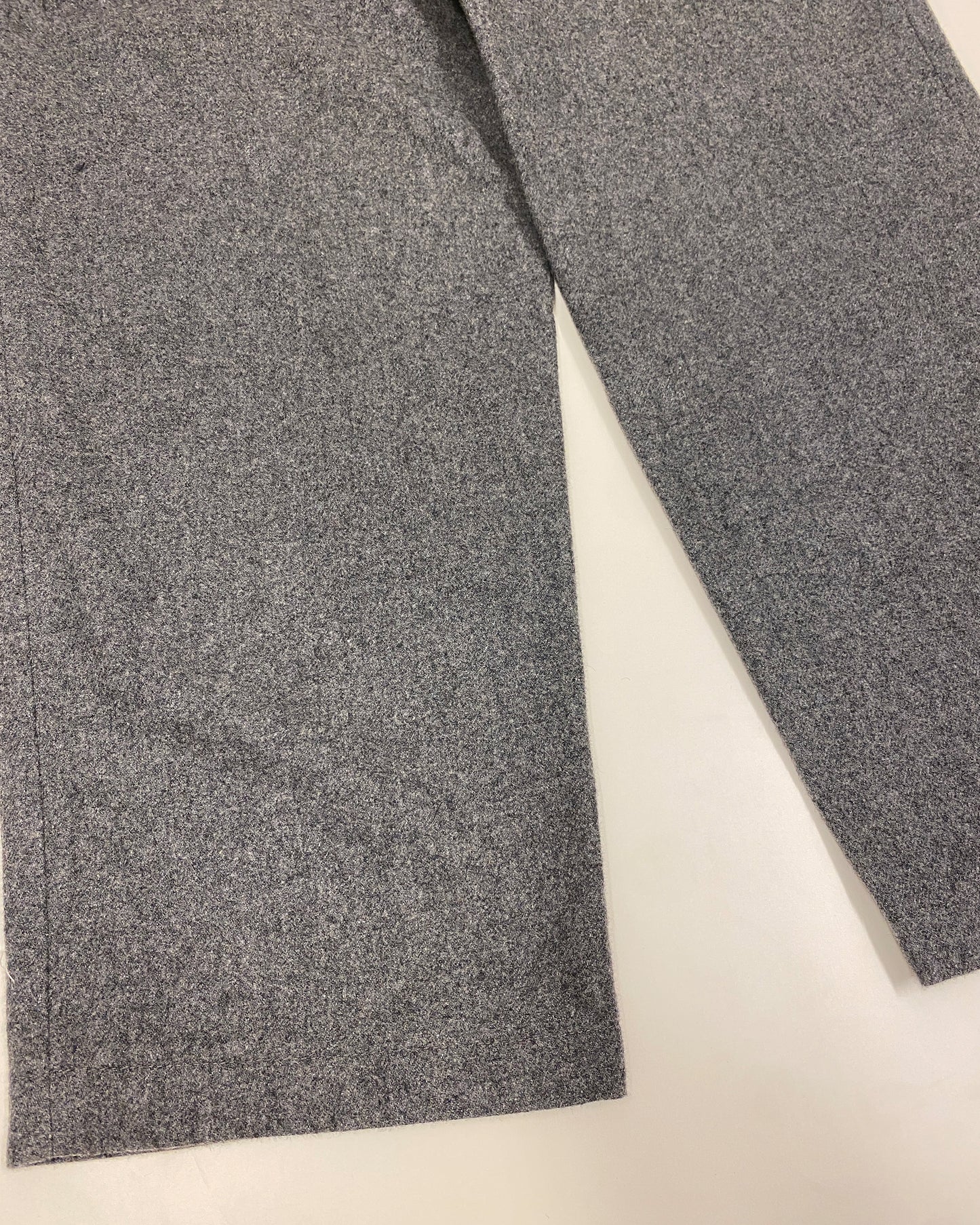 Benetton 1980s Wool Pleat Pants Grey