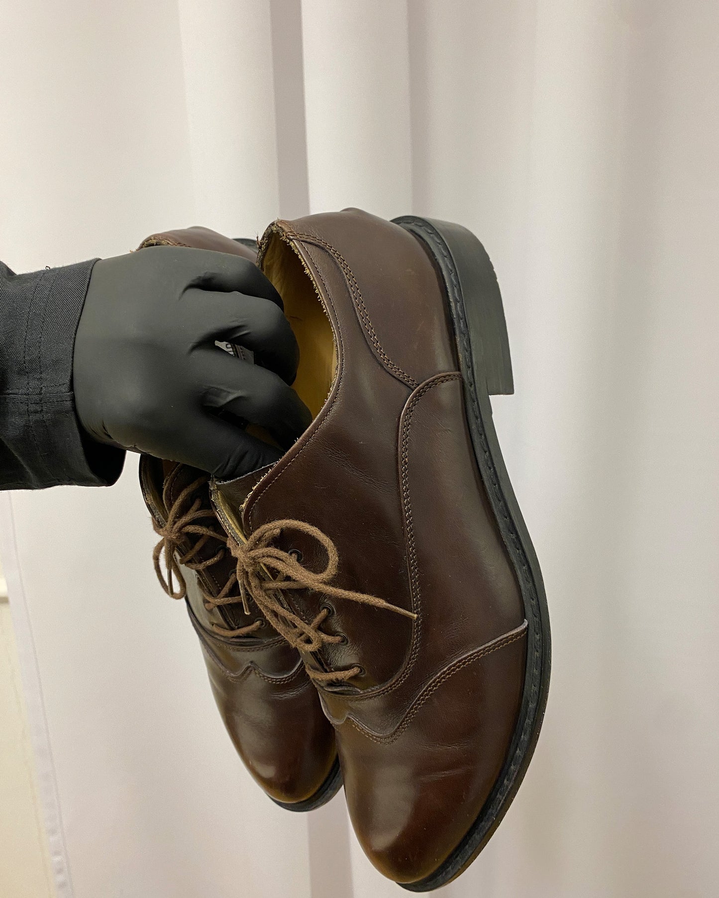 Dirk Bikkembergs Hommes 1990s Leather Derby Shoes Brown