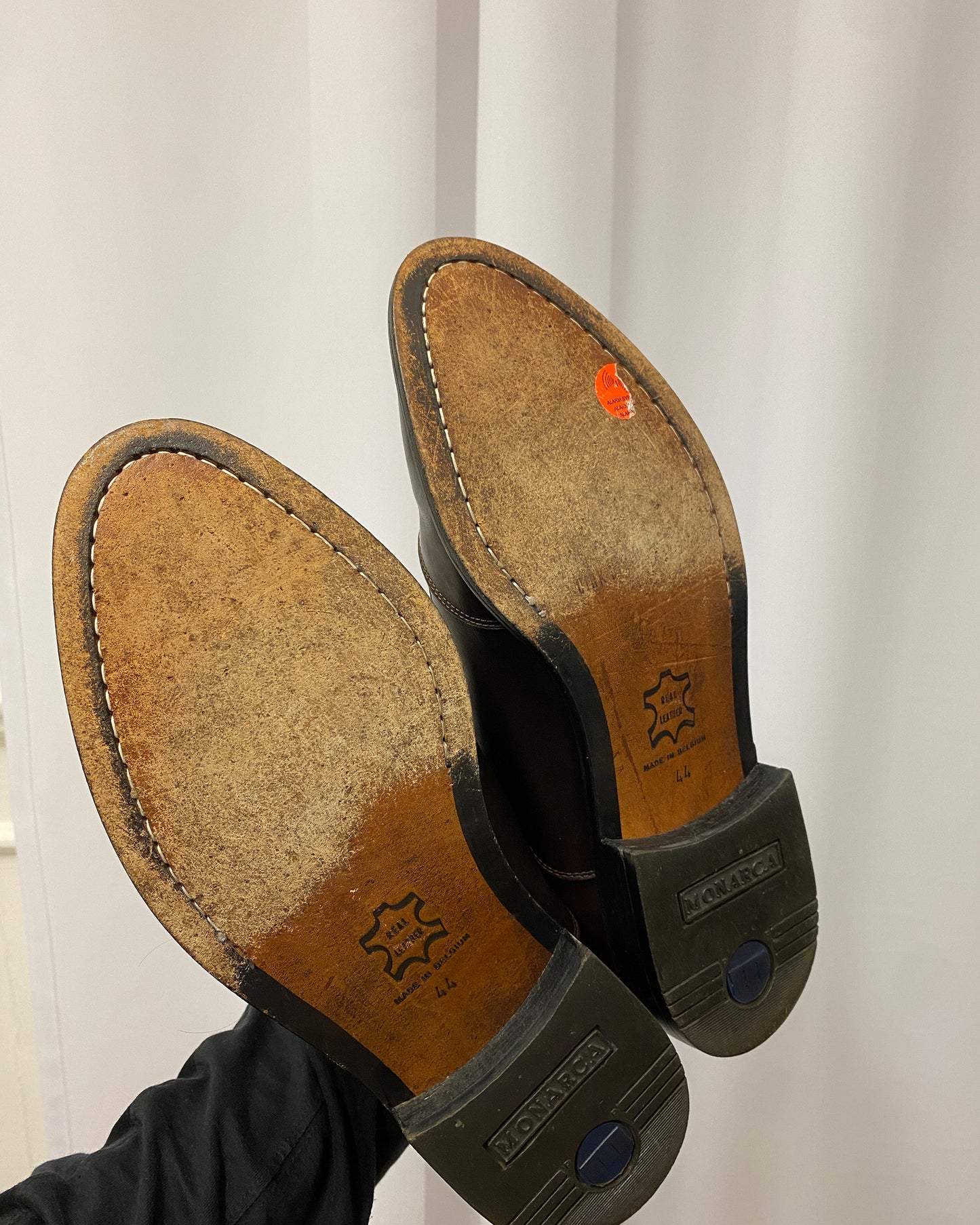 Dirk Bikkembergs Hommes 1990s Leather Derby Shoes Brown