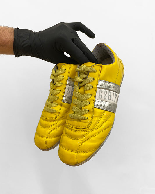 Bikkembergs 2010s Classic Sneaker Yellow Silver