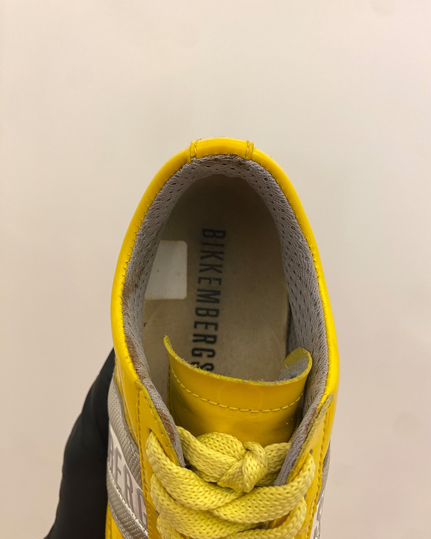 Bikkembergs 2010s Classic Sneaker Yellow Silver