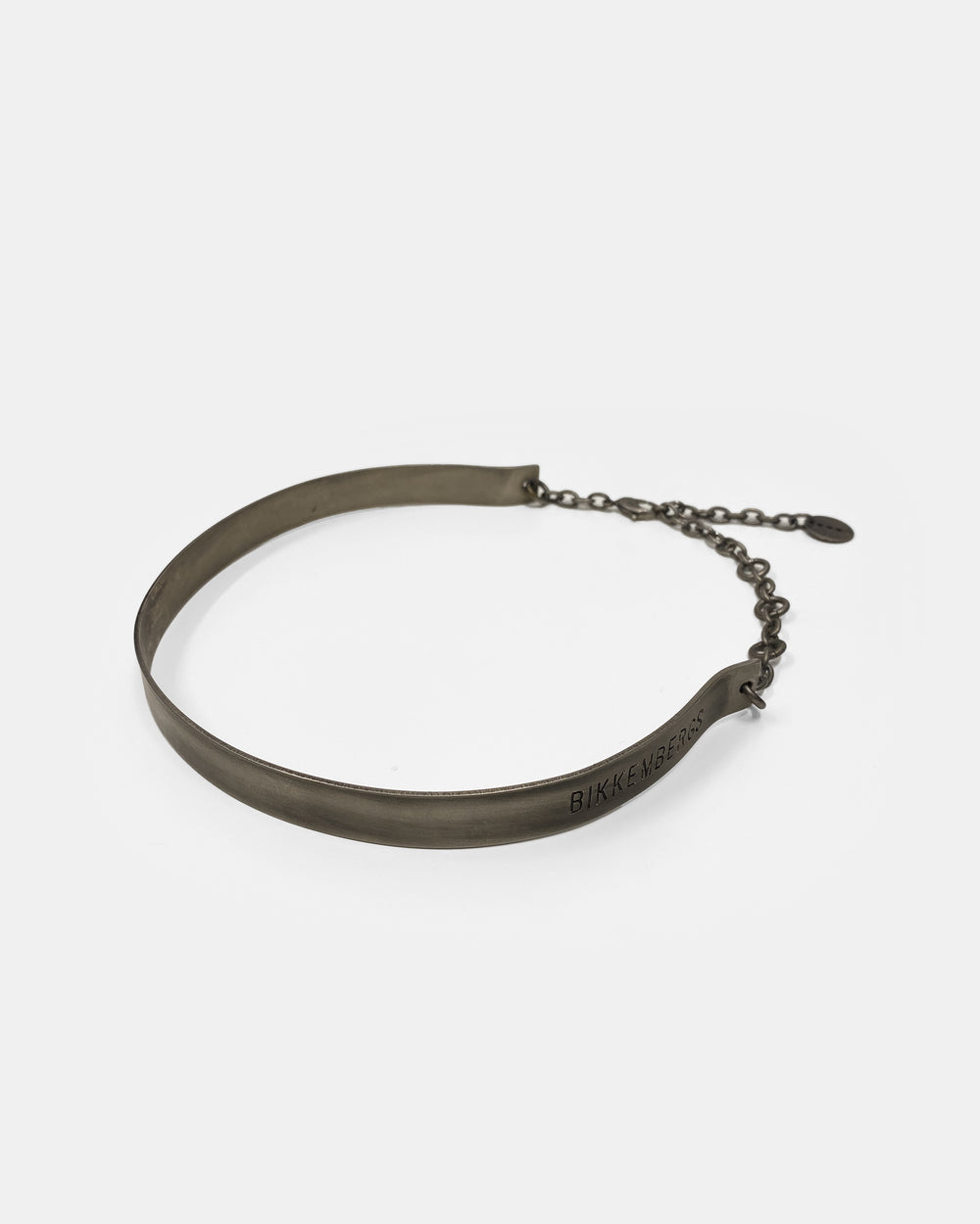 Bikkembergs 2000s Chocker Metallic Silver