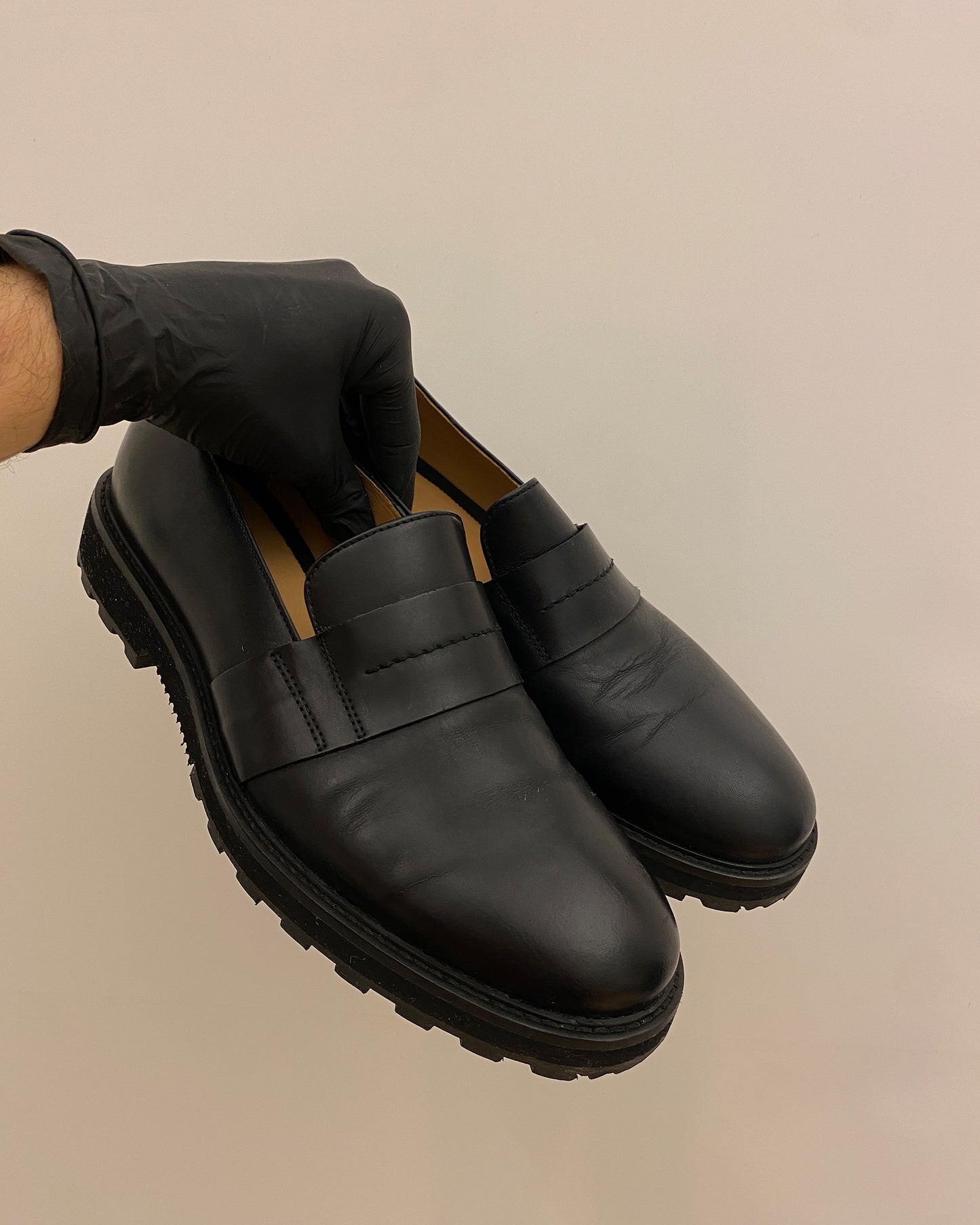 Bikkembergs 2020s Leather Loafers Black
