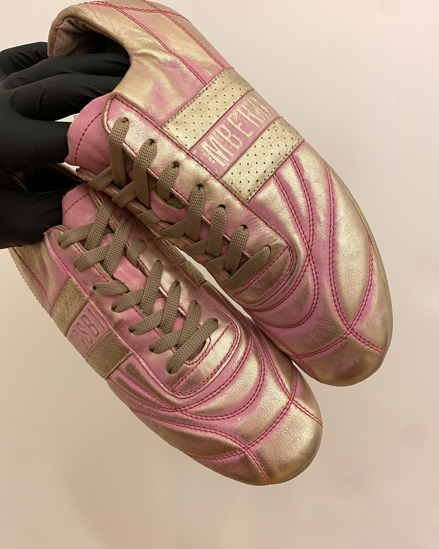 Bikkembergs 2000s Classic Sneaker Metallic Pink