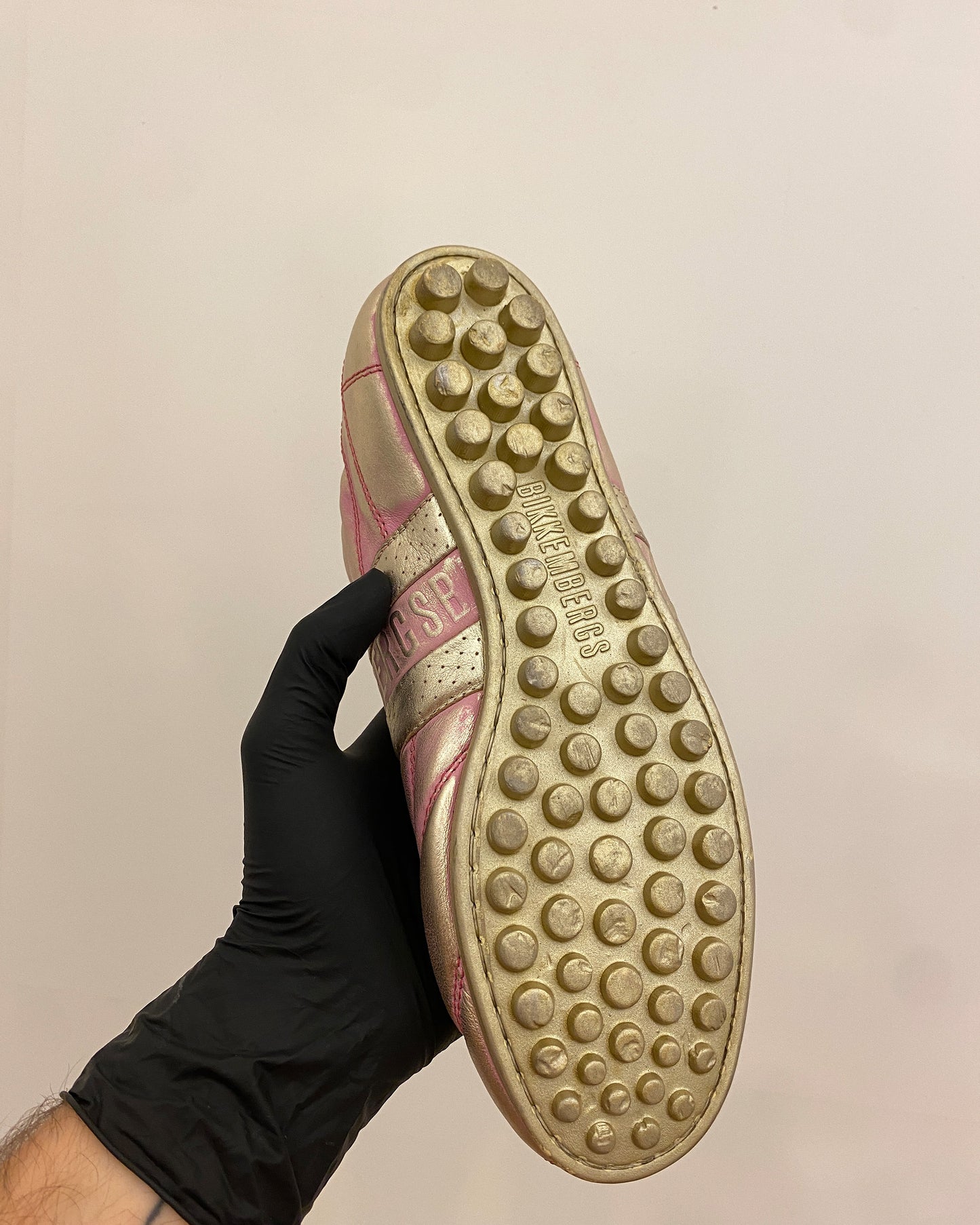 Bikkembergs 2000s Classic Sneaker Metallic Pink