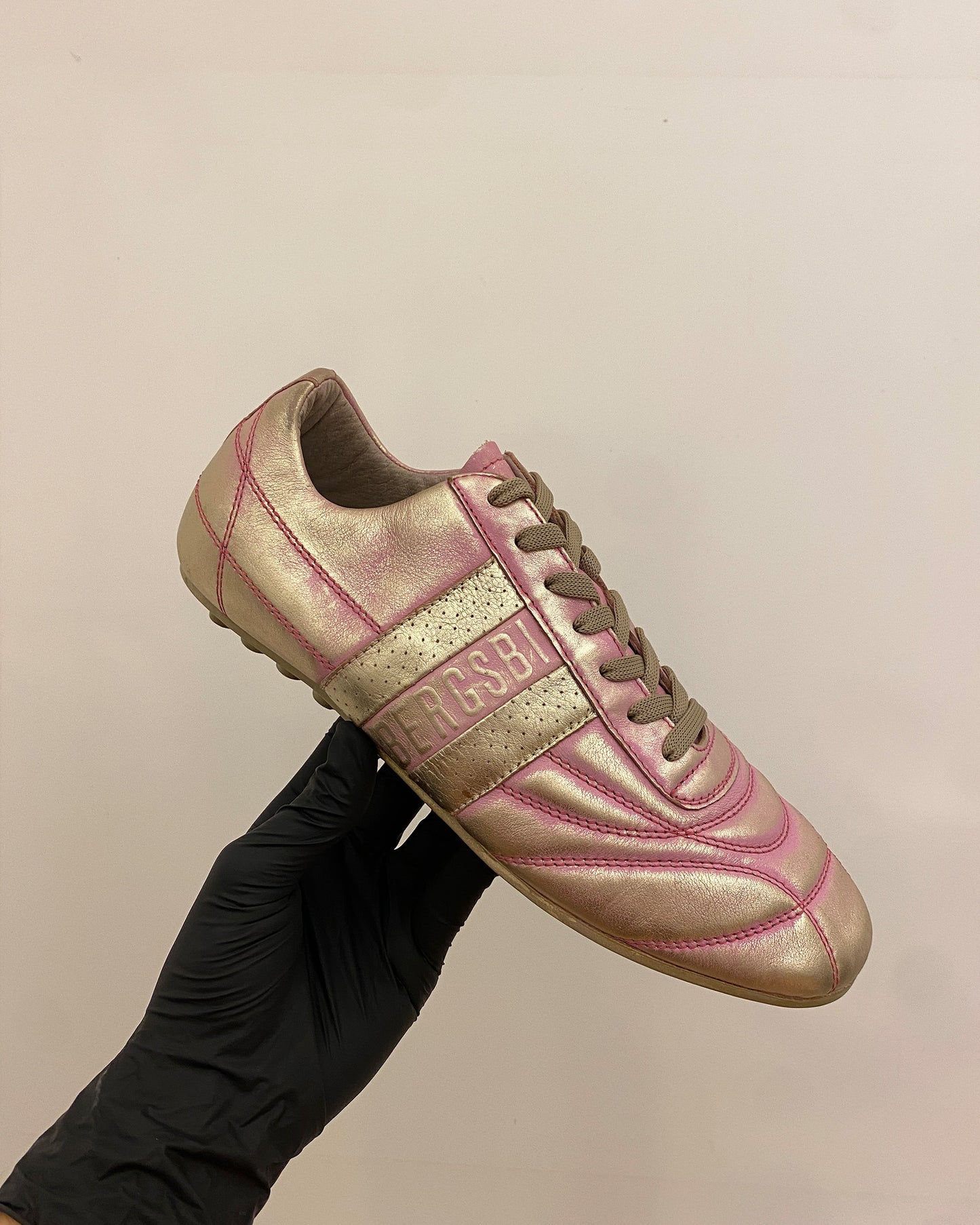 Bikkembergs 2000s Classic Sneaker Metallic Pink