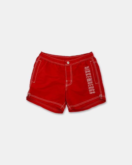 Bikkembergs 2000s Bathing Shorts Red