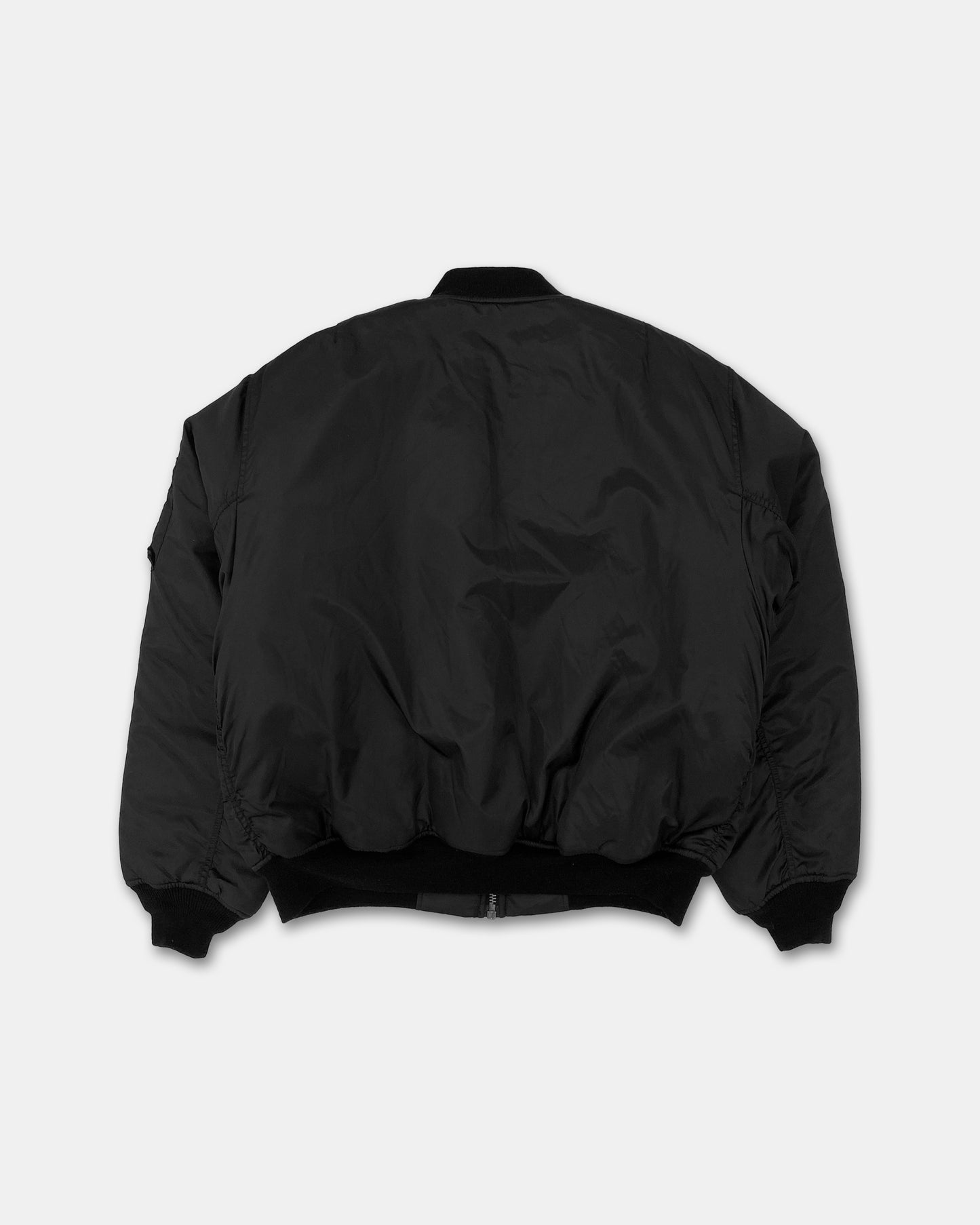 Vintage 2000s All Over Pins MA-1 Bomber Jacket Black