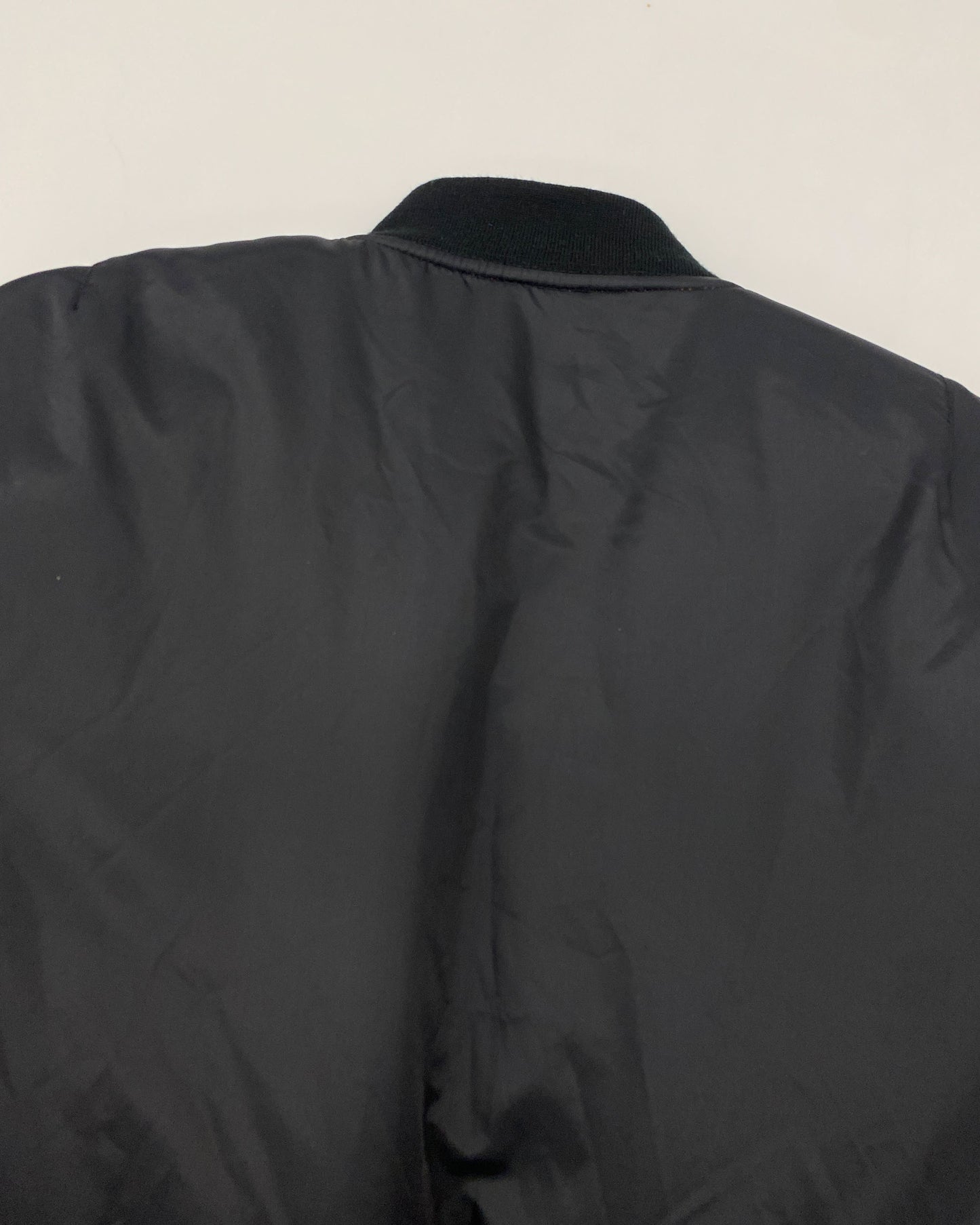 Vintage 2000s All Over Pins MA-1 Bomber Jacket Black